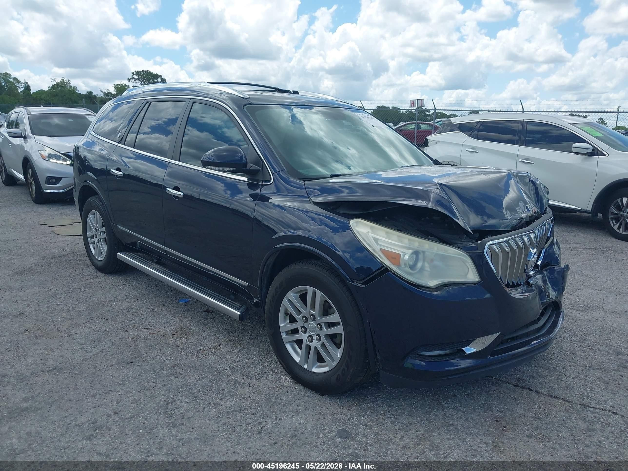 2015 Buick Enclave Convenience Dark Blue vin: 5GAKRAKD6FJ307682