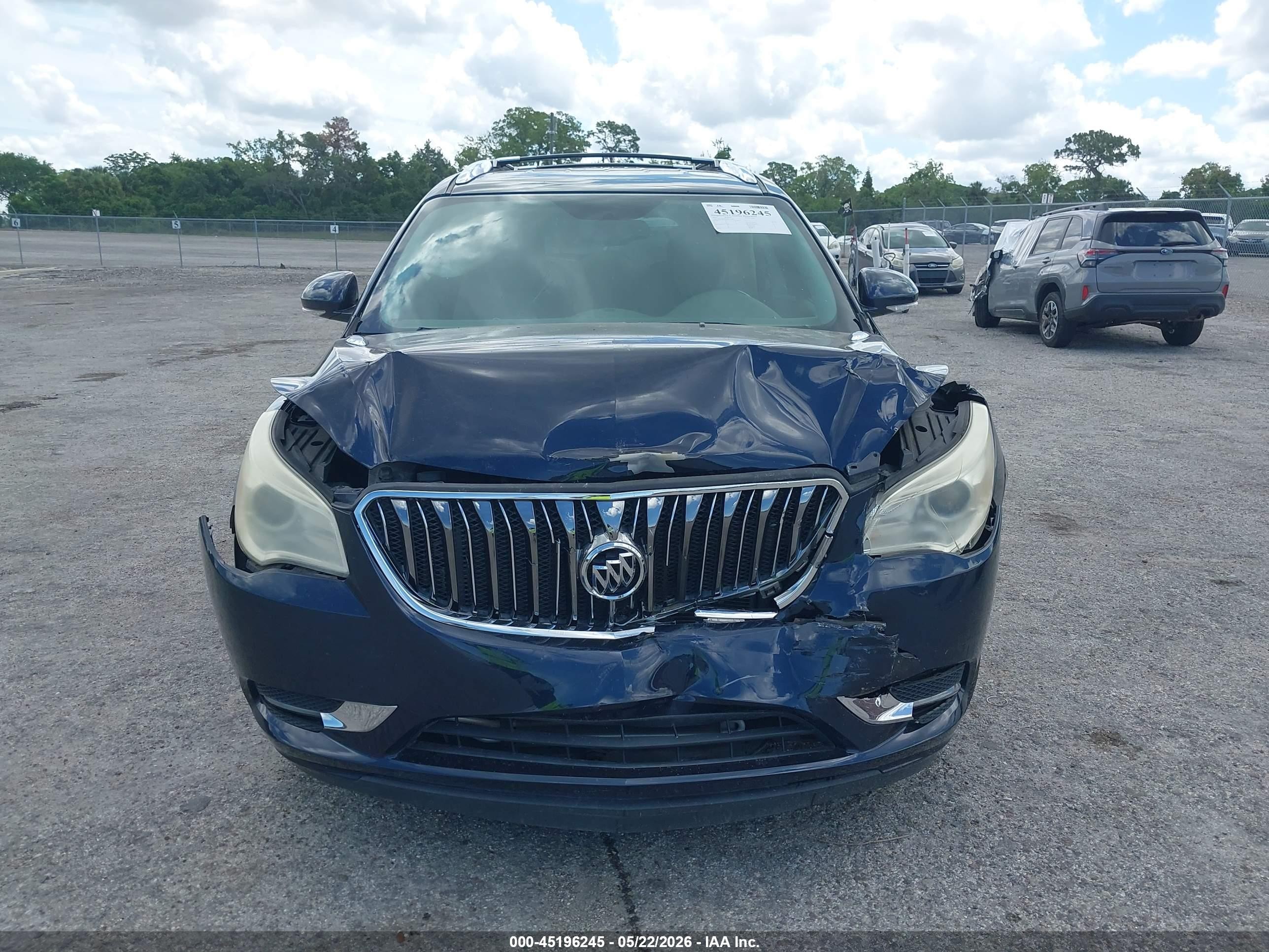 2015 Buick Enclave Convenience Dark Blue vin: 5GAKRAKD6FJ307682