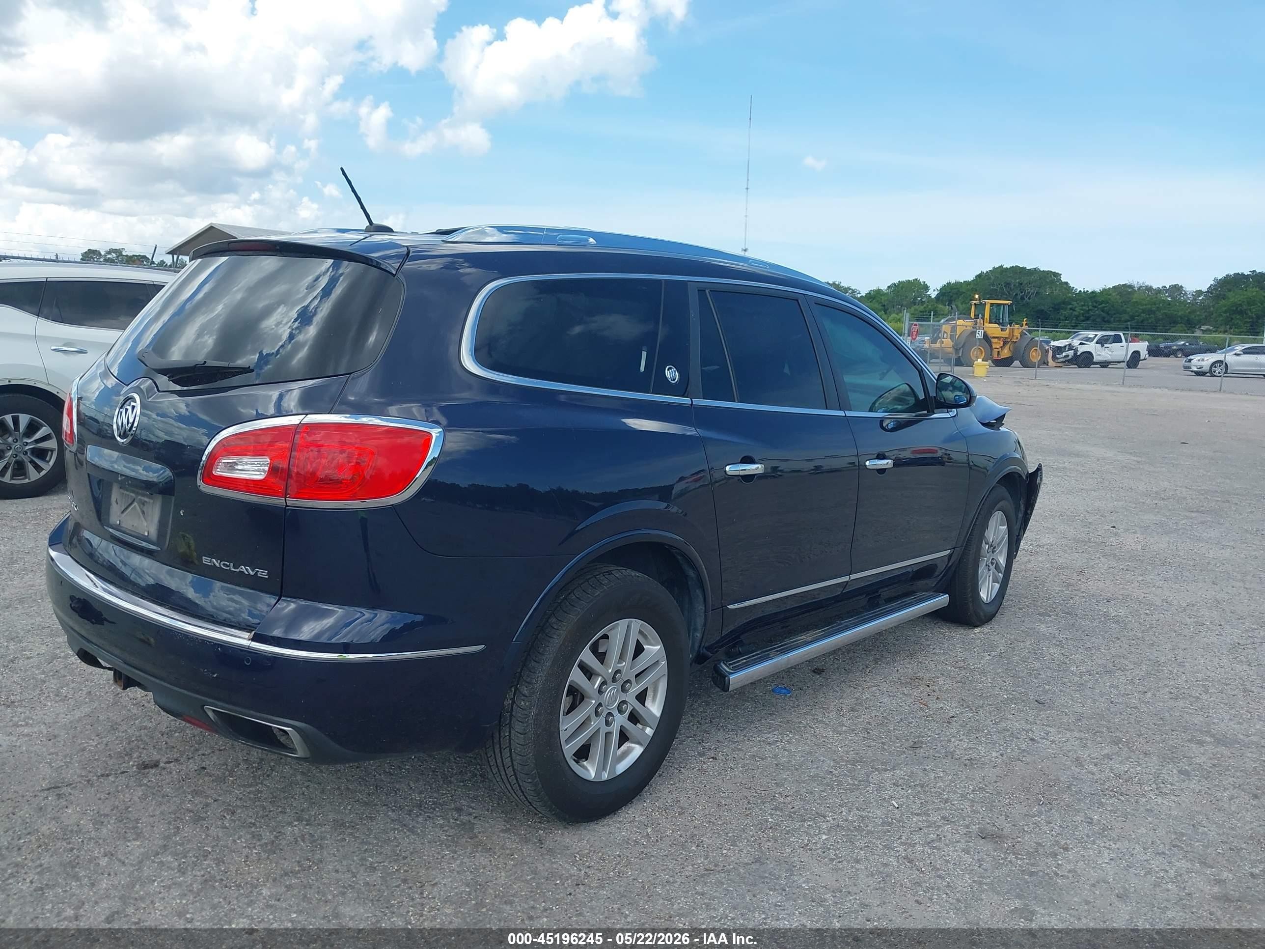 2015 Buick Enclave Convenience Dark Blue vin: 5GAKRAKD6FJ307682