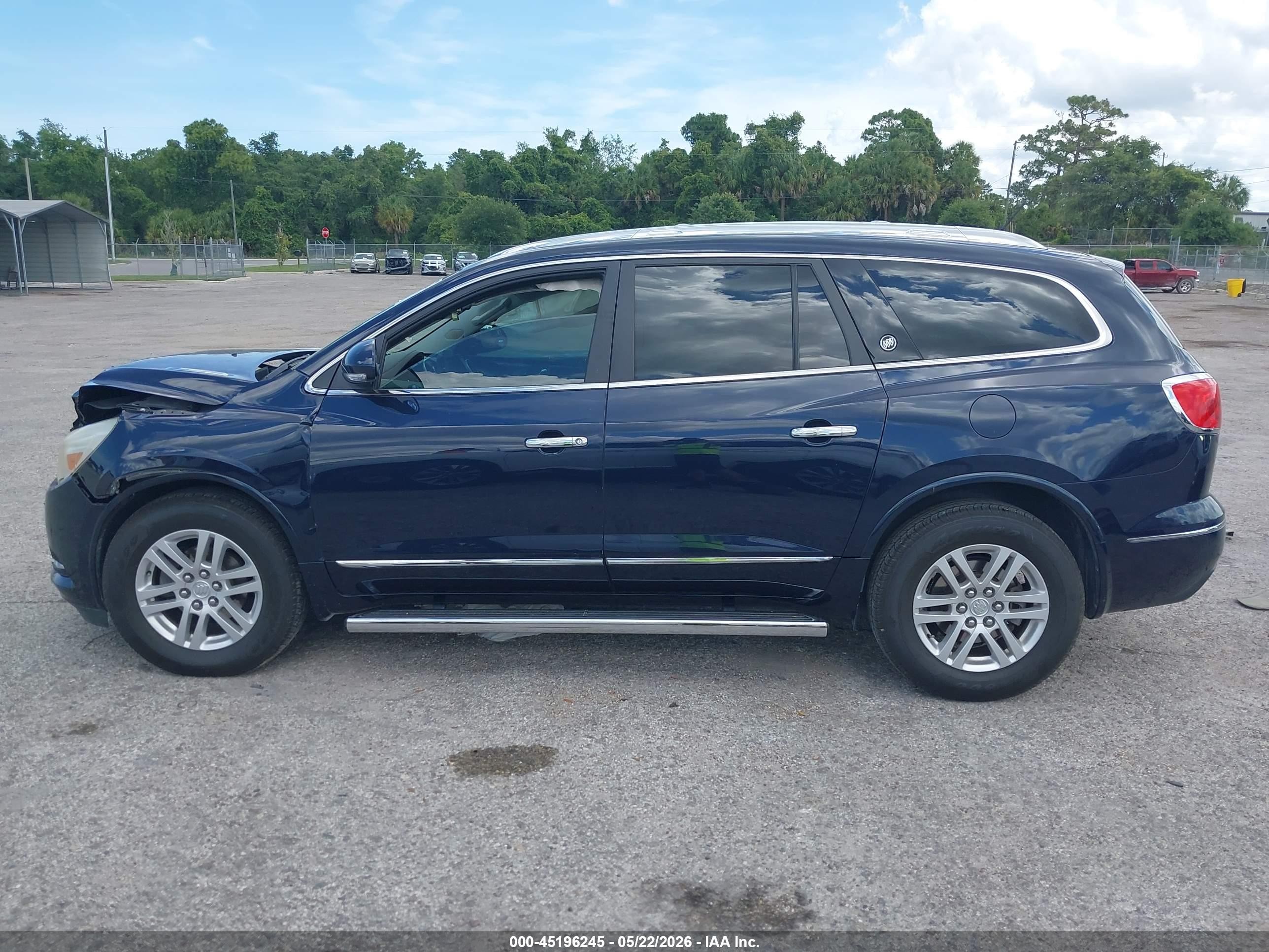 2015 Buick Enclave Convenience Dark Blue vin: 5GAKRAKD6FJ307682