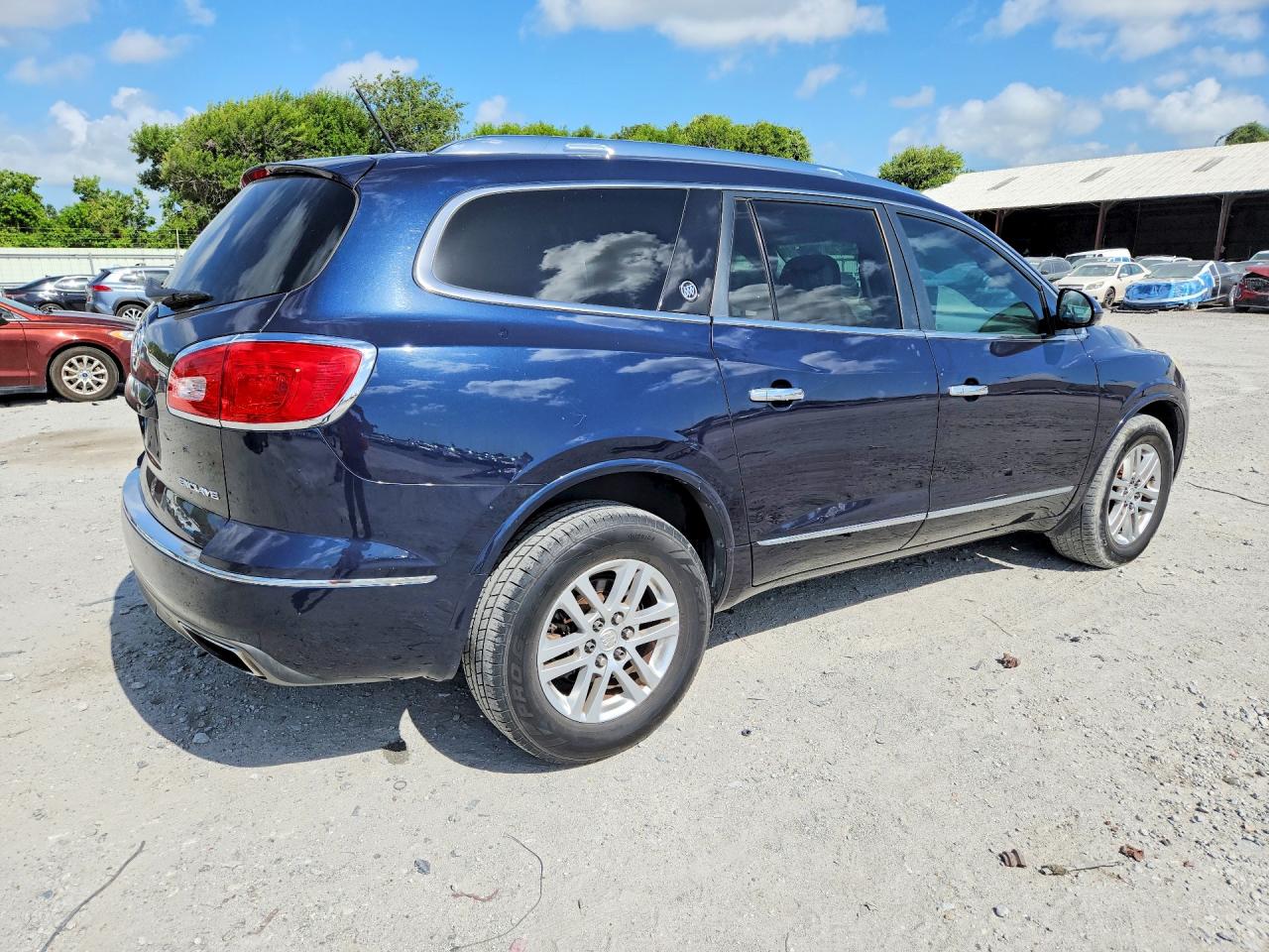 2015 Buick Enclave Синий vin: 5GAKRAKD6FJ311750