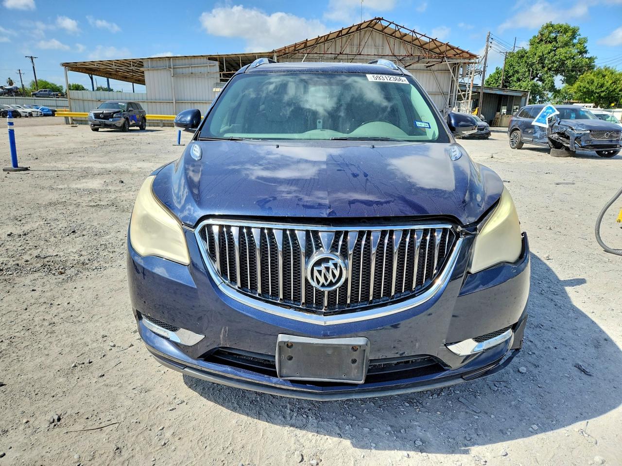 2015 Buick Enclave Синий vin: 5GAKRAKD6FJ311750