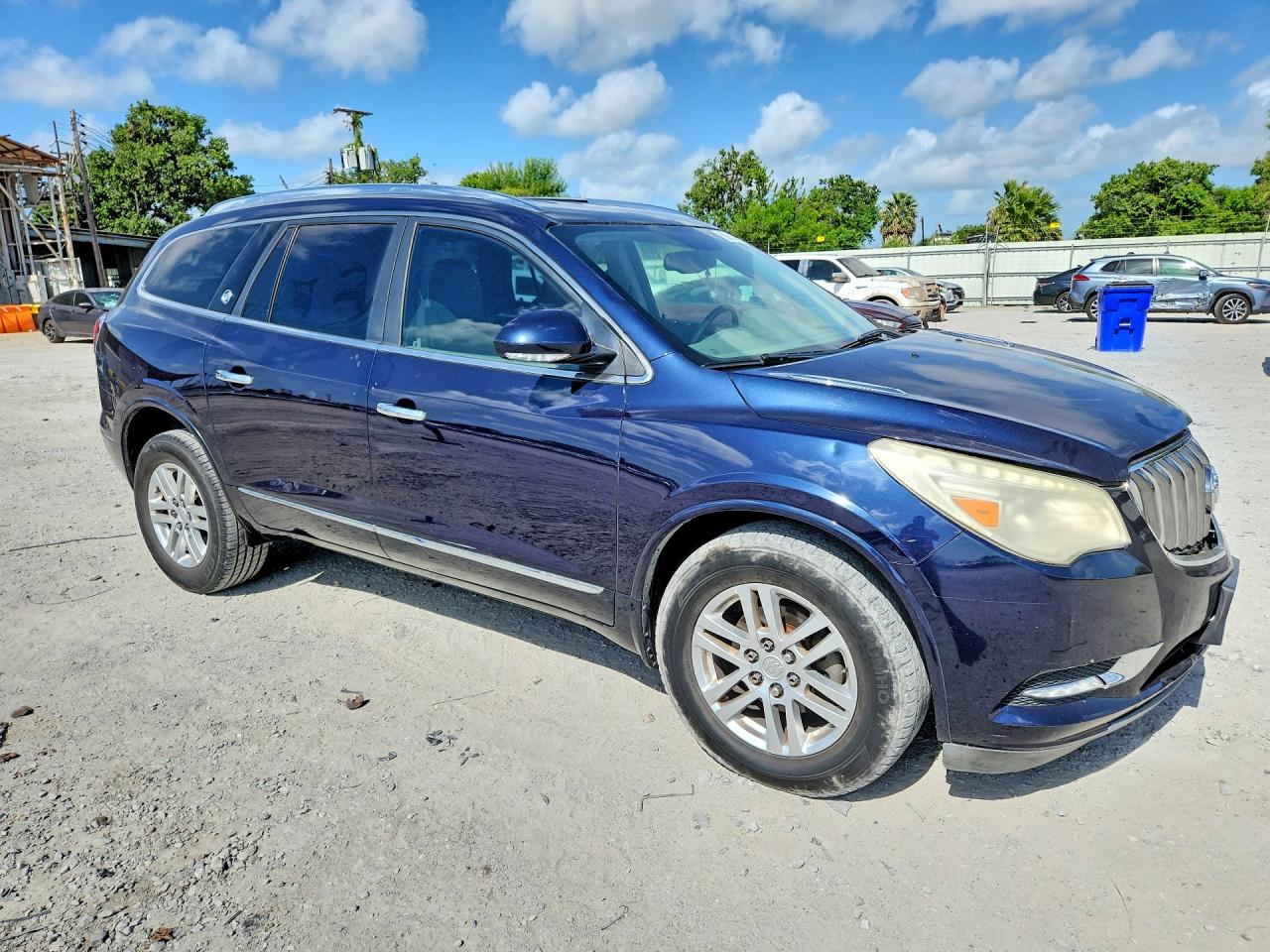 2015 Buick Enclave Синий vin: 5GAKRAKD6FJ311750