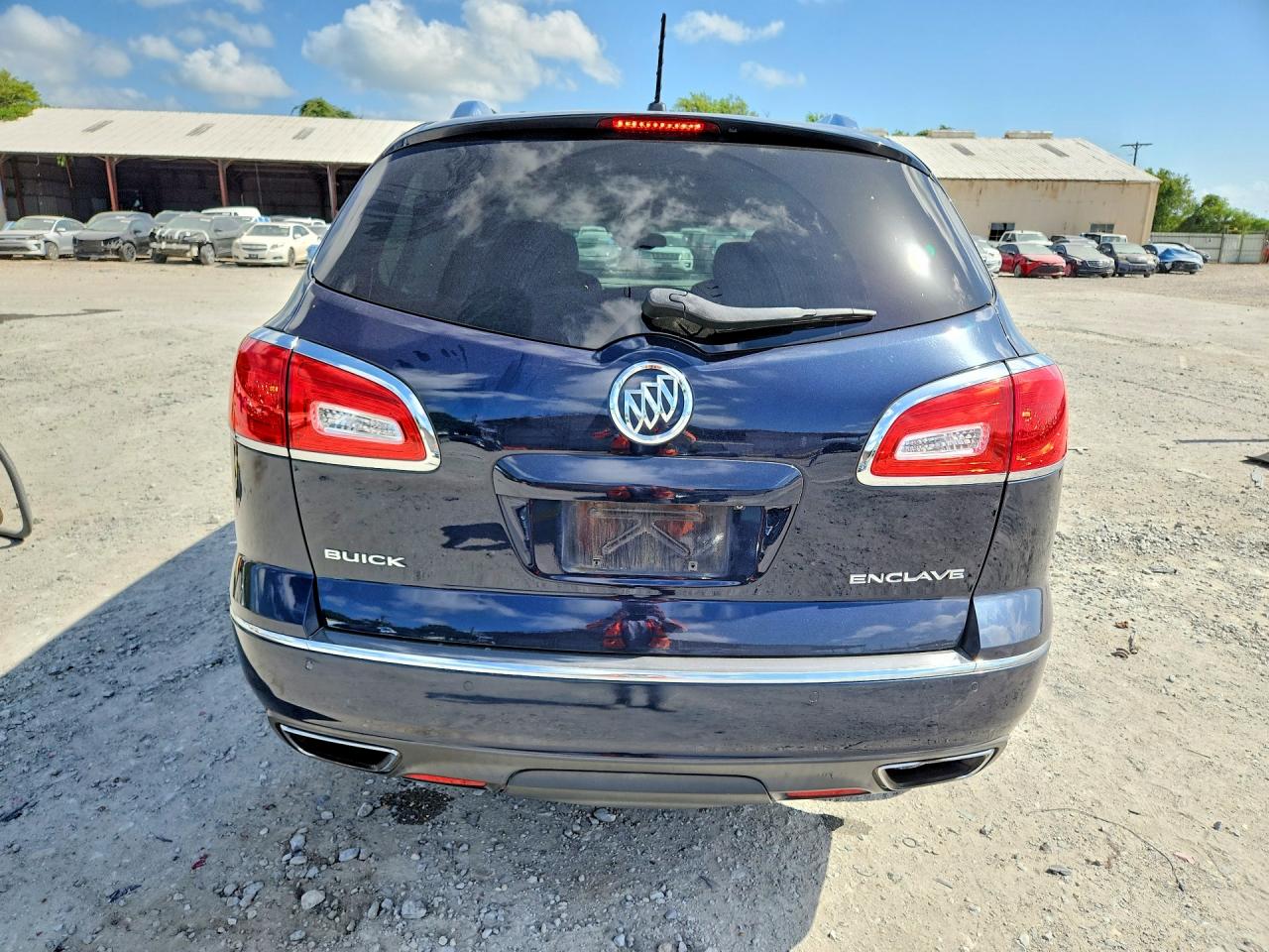 2015 Buick Enclave Синий vin: 5GAKRAKD6FJ311750