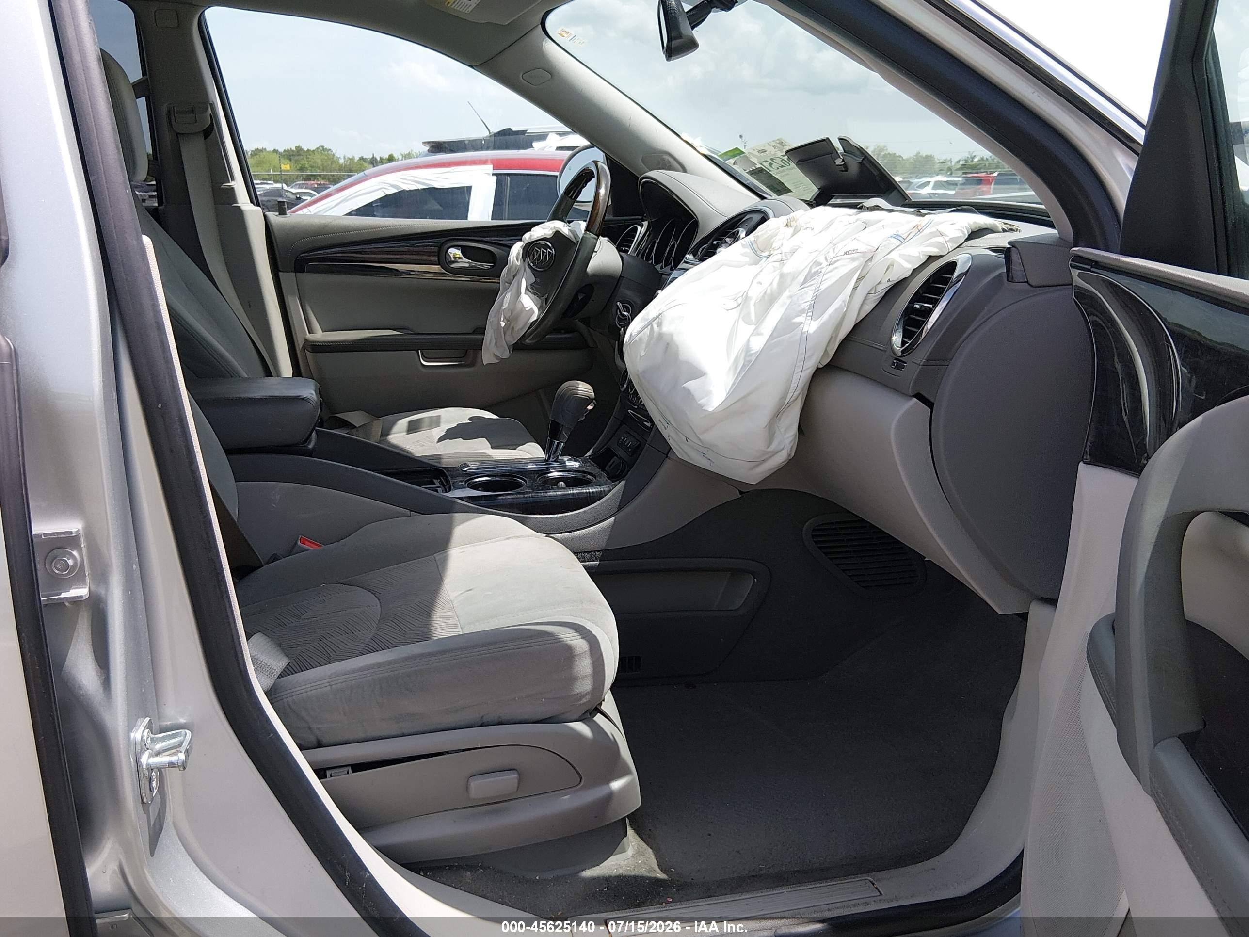 2015 Buick Enclave Convenience Silver vin: 5GAKRAKD6FJ380017