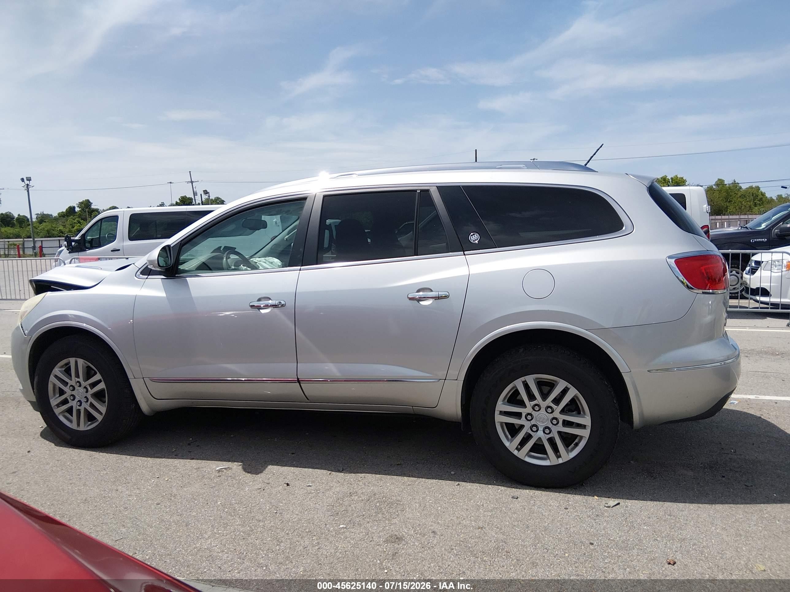 2015 Buick Enclave Convenience Silver vin: 5GAKRAKD6FJ380017