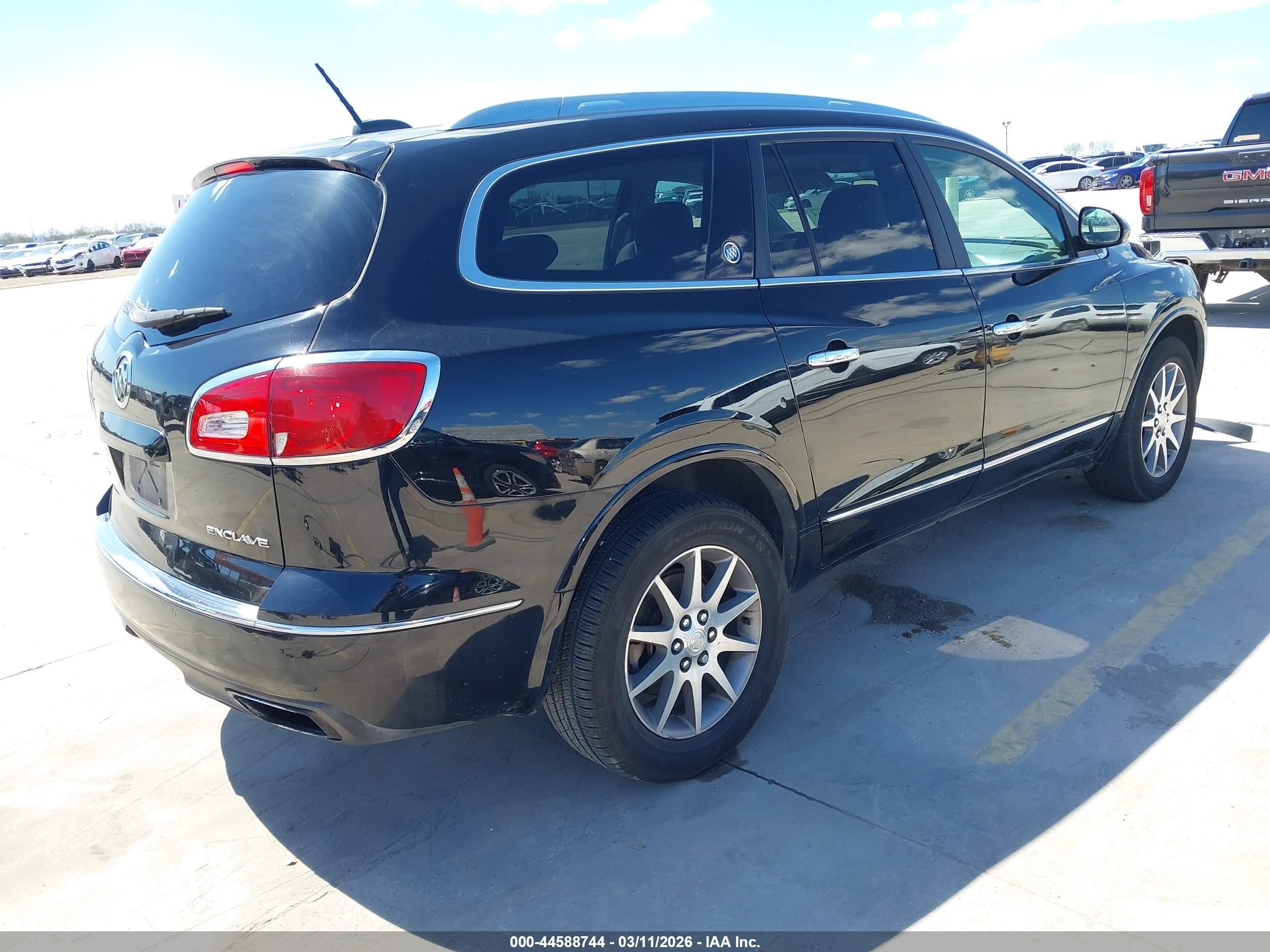 2017 Buick Enclave Convenience Black vin: 5GAKRAKD6HJ309712