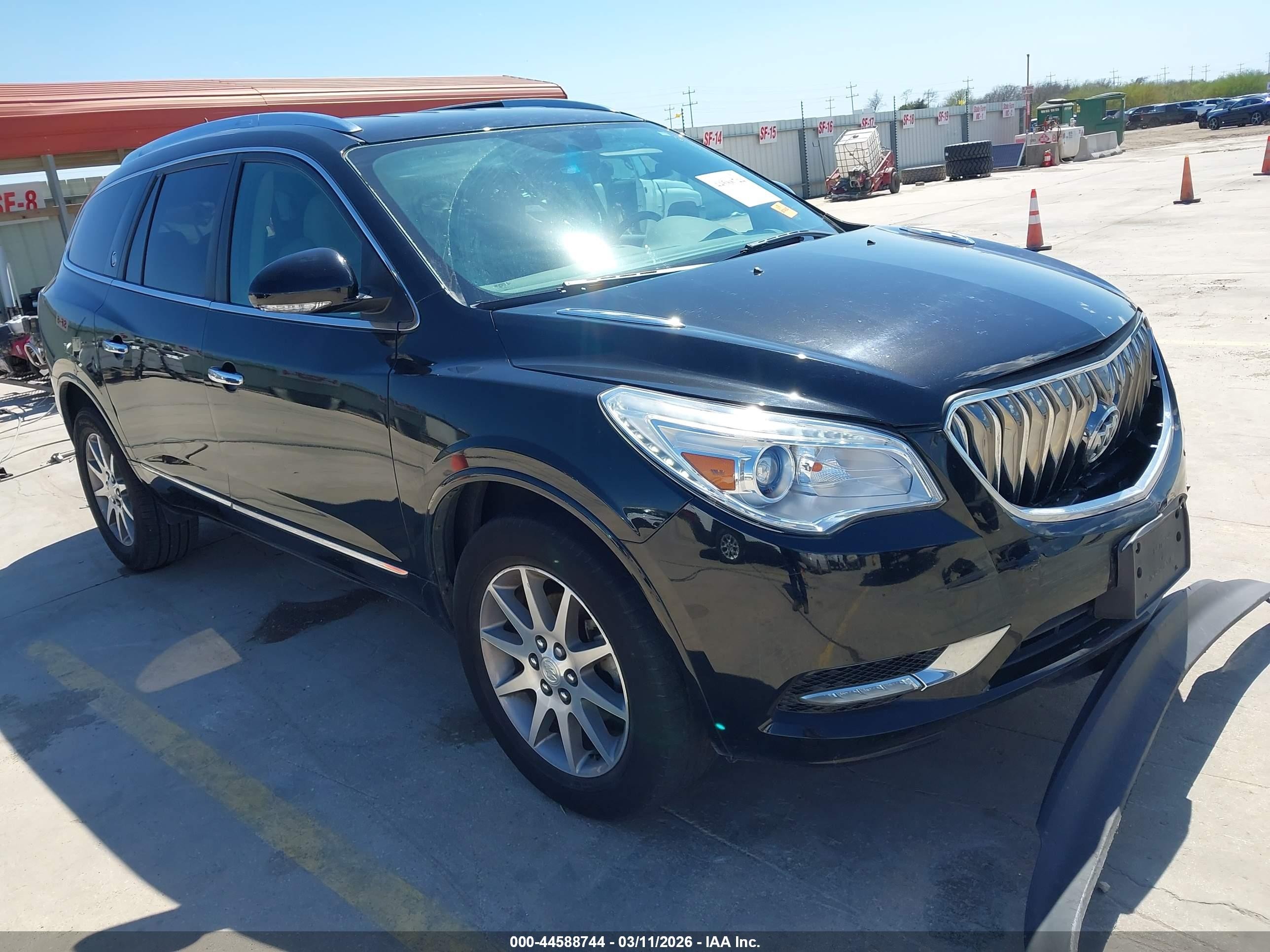 2017 Buick Enclave Convenience Black vin: 5GAKRAKD6HJ309712