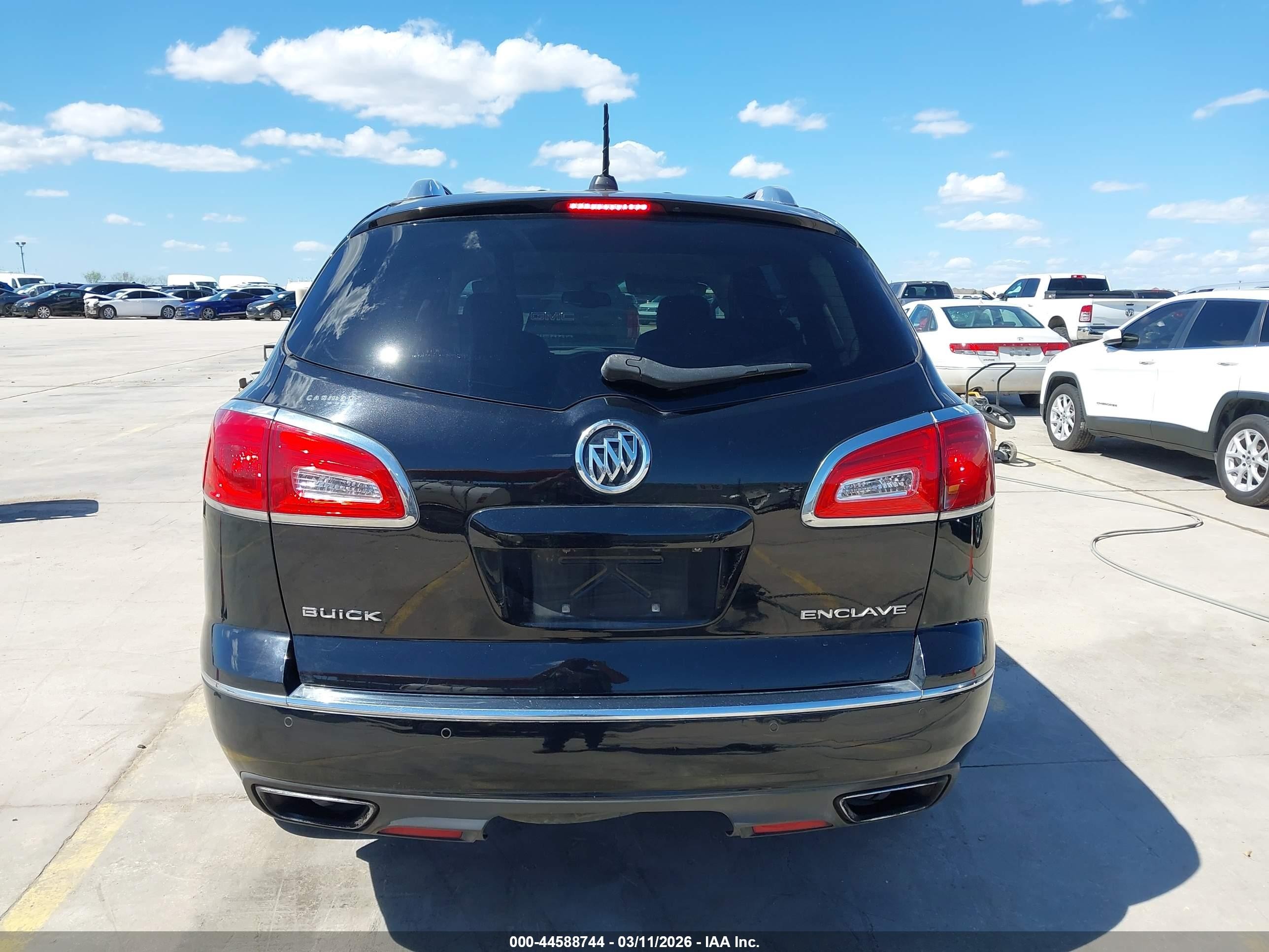 2017 Buick Enclave Convenience Black vin: 5GAKRAKD6HJ309712