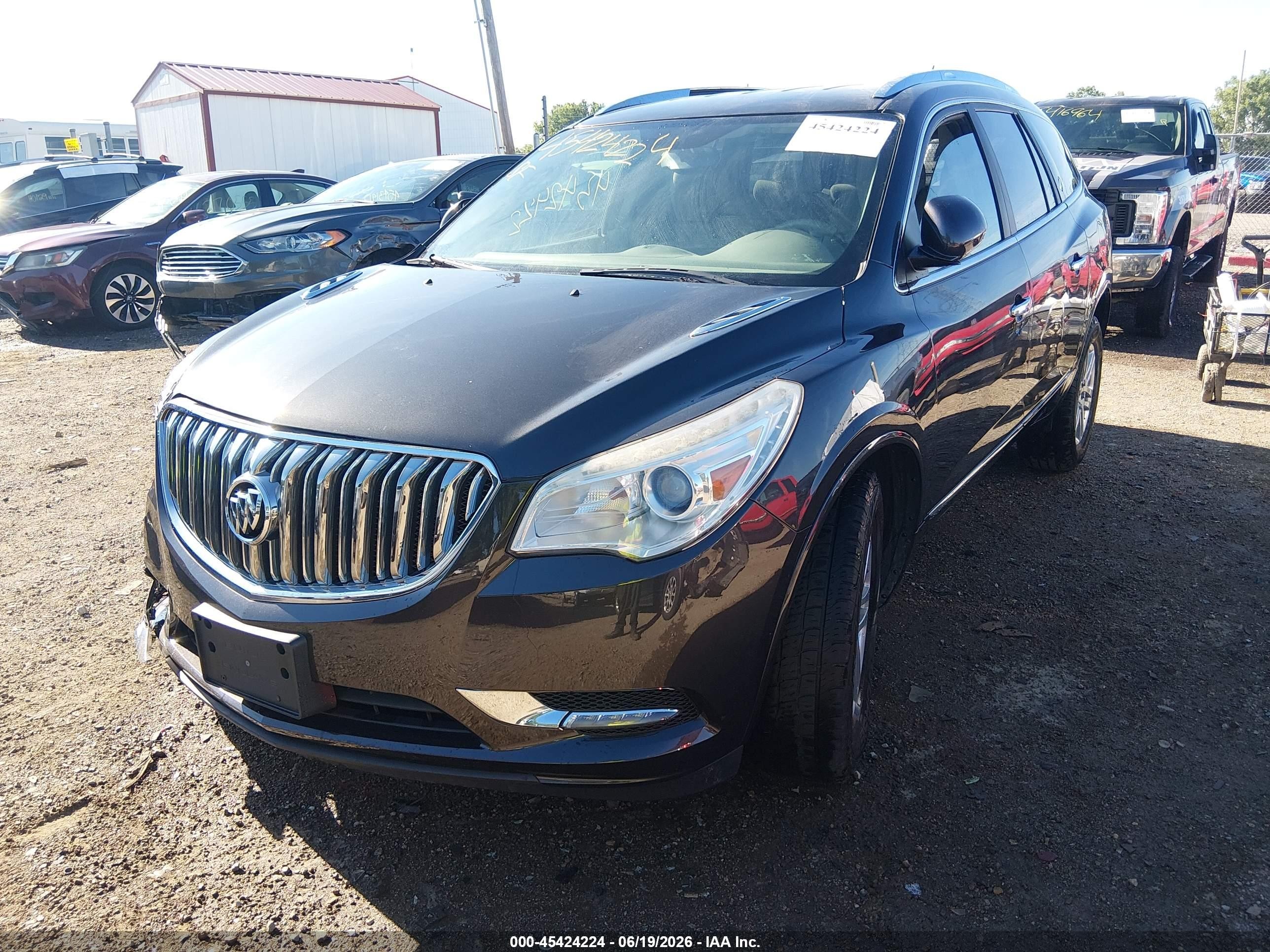 2014 Buick Enclave Convenience Gray vin: 5GAKRAKD8EJ203662