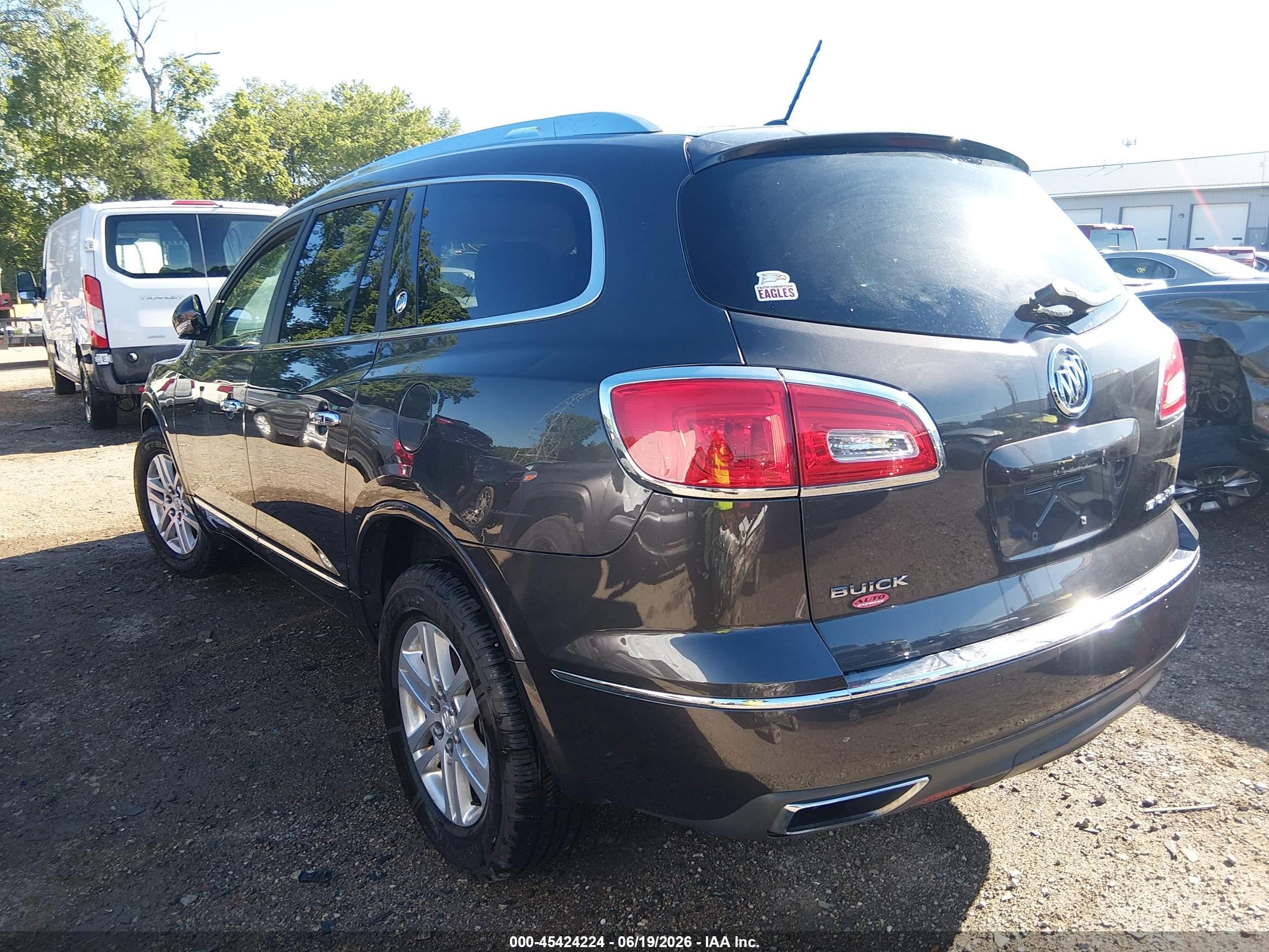 2014 Buick Enclave Convenience Gray vin: 5GAKRAKD8EJ203662