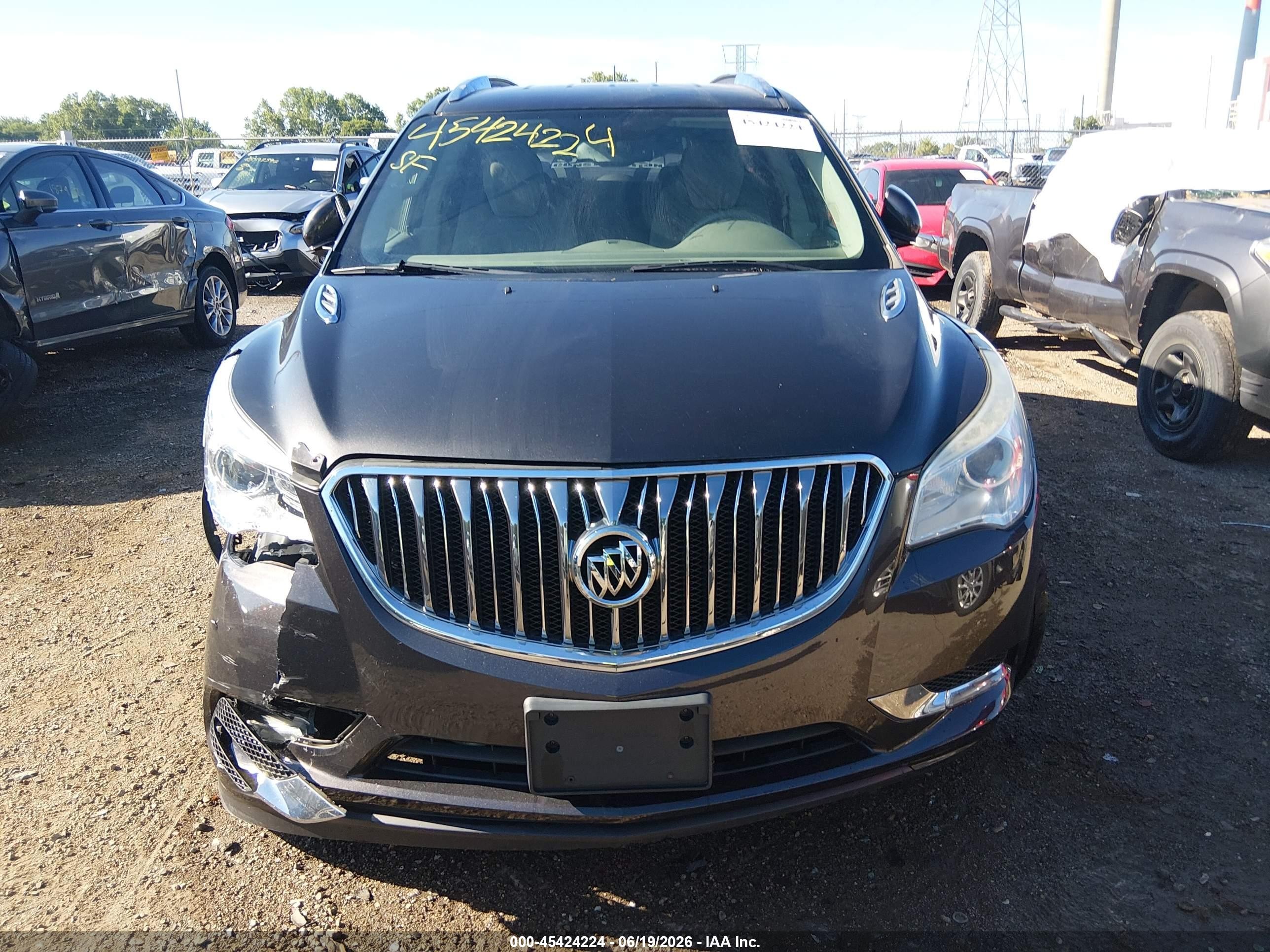 2014 Buick Enclave Convenience Gray vin: 5GAKRAKD8EJ203662