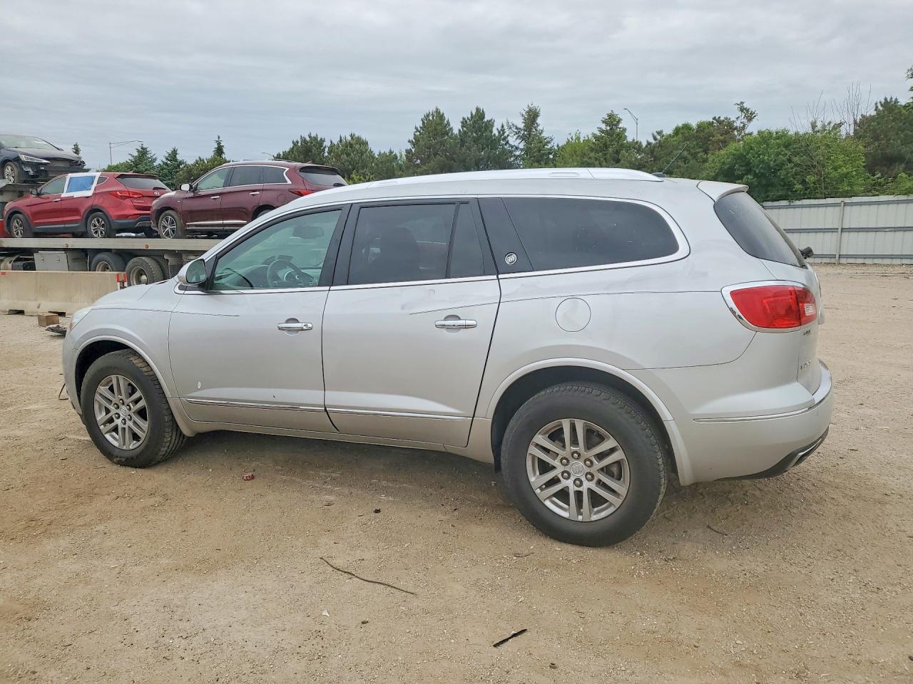2014 Buick Enclave Silver vin: 5GAKRAKD8EJ336762