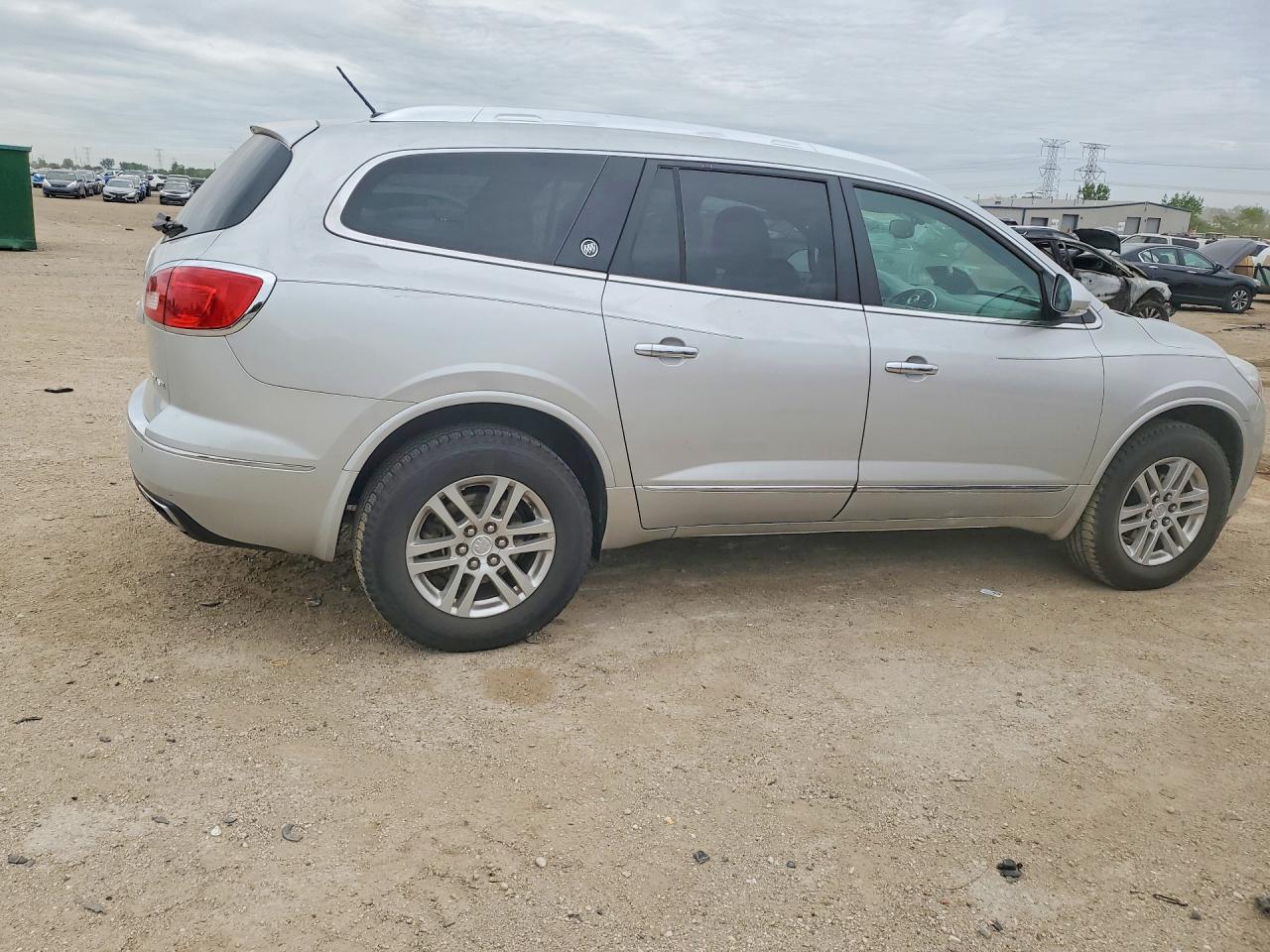 2014 Buick Enclave Silver vin: 5GAKRAKD8EJ336762