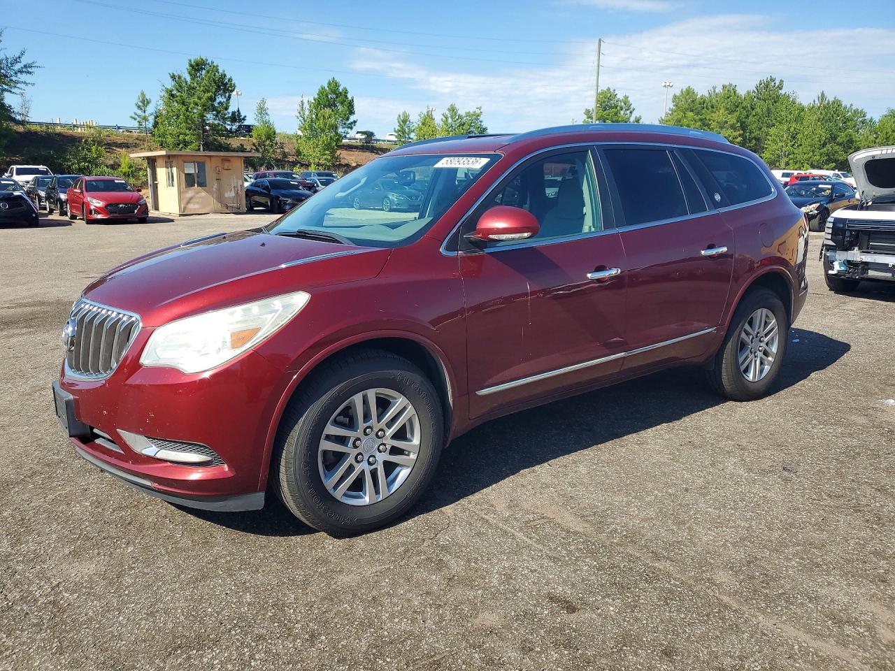 2015 Buick Enclave Burgundy vin: 5GAKRAKD8FJ145943