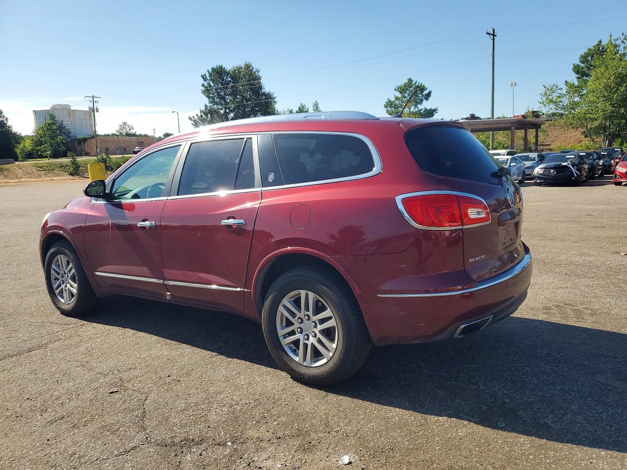 2015 Buick Enclave Burgundy vin: 5GAKRAKD8FJ145943