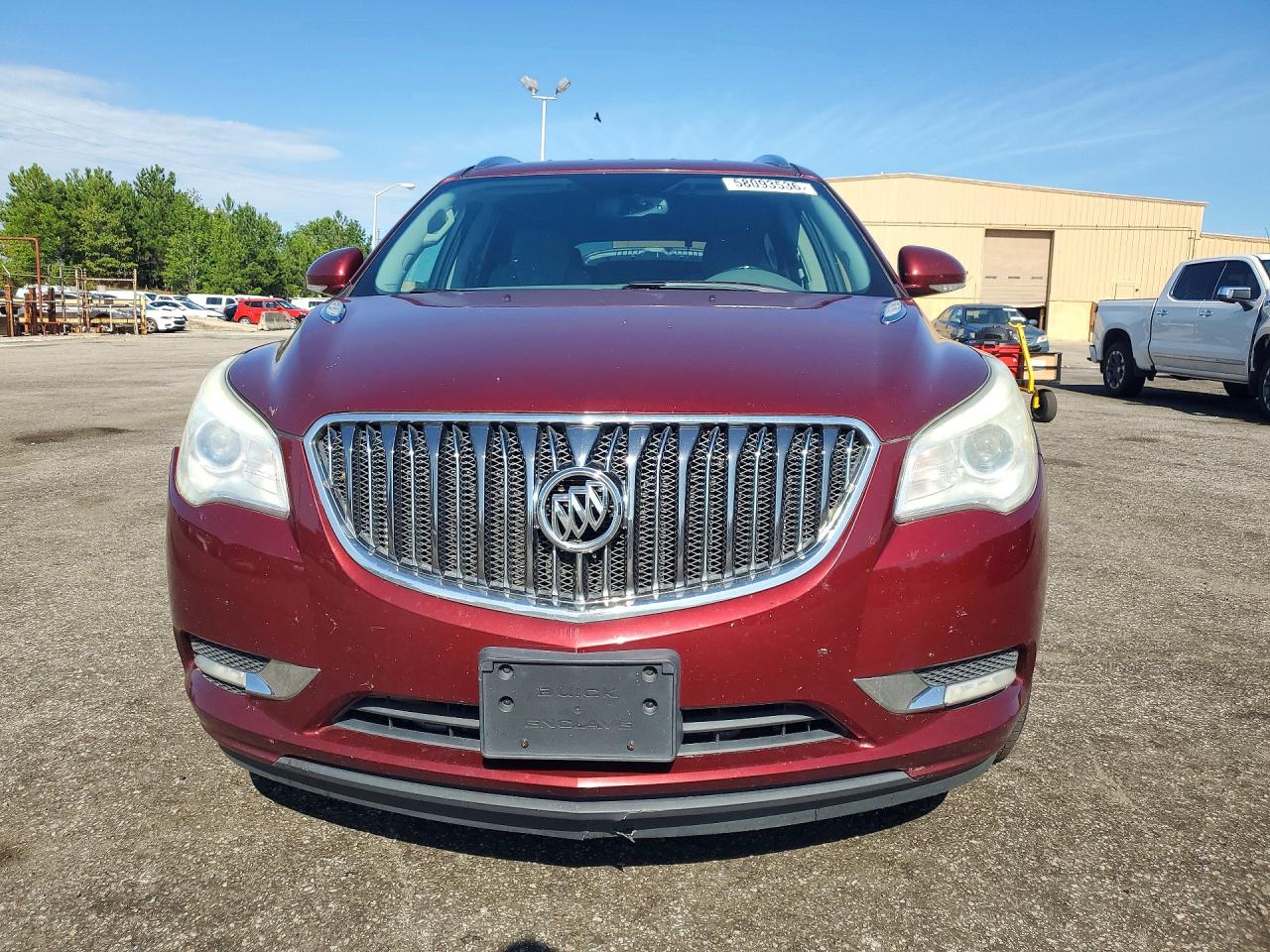 2015 Buick Enclave Burgundy vin: 5GAKRAKD8FJ145943