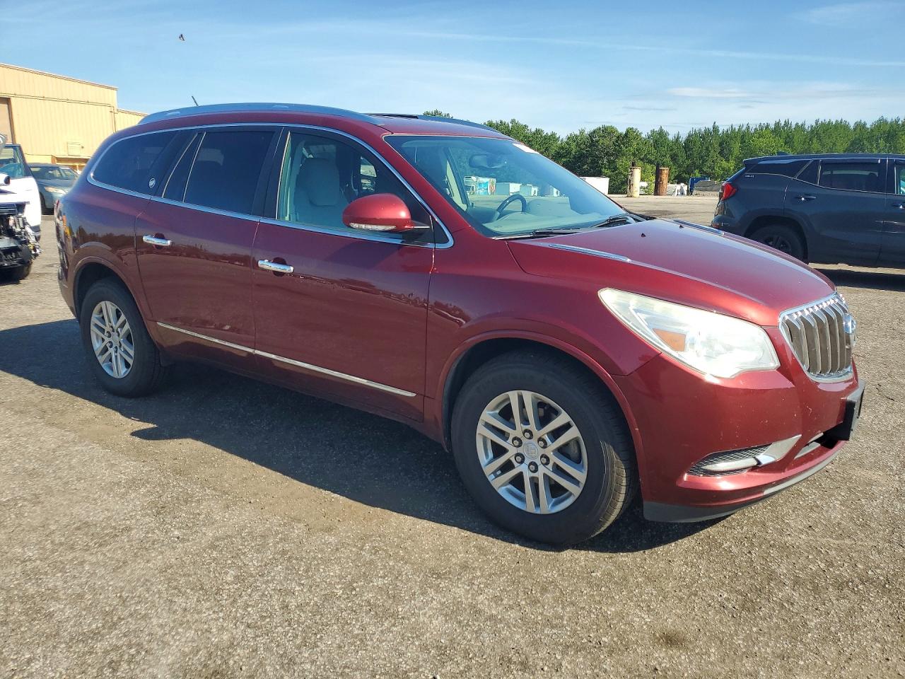 2015 Buick Enclave Burgundy vin: 5GAKRAKD8FJ145943