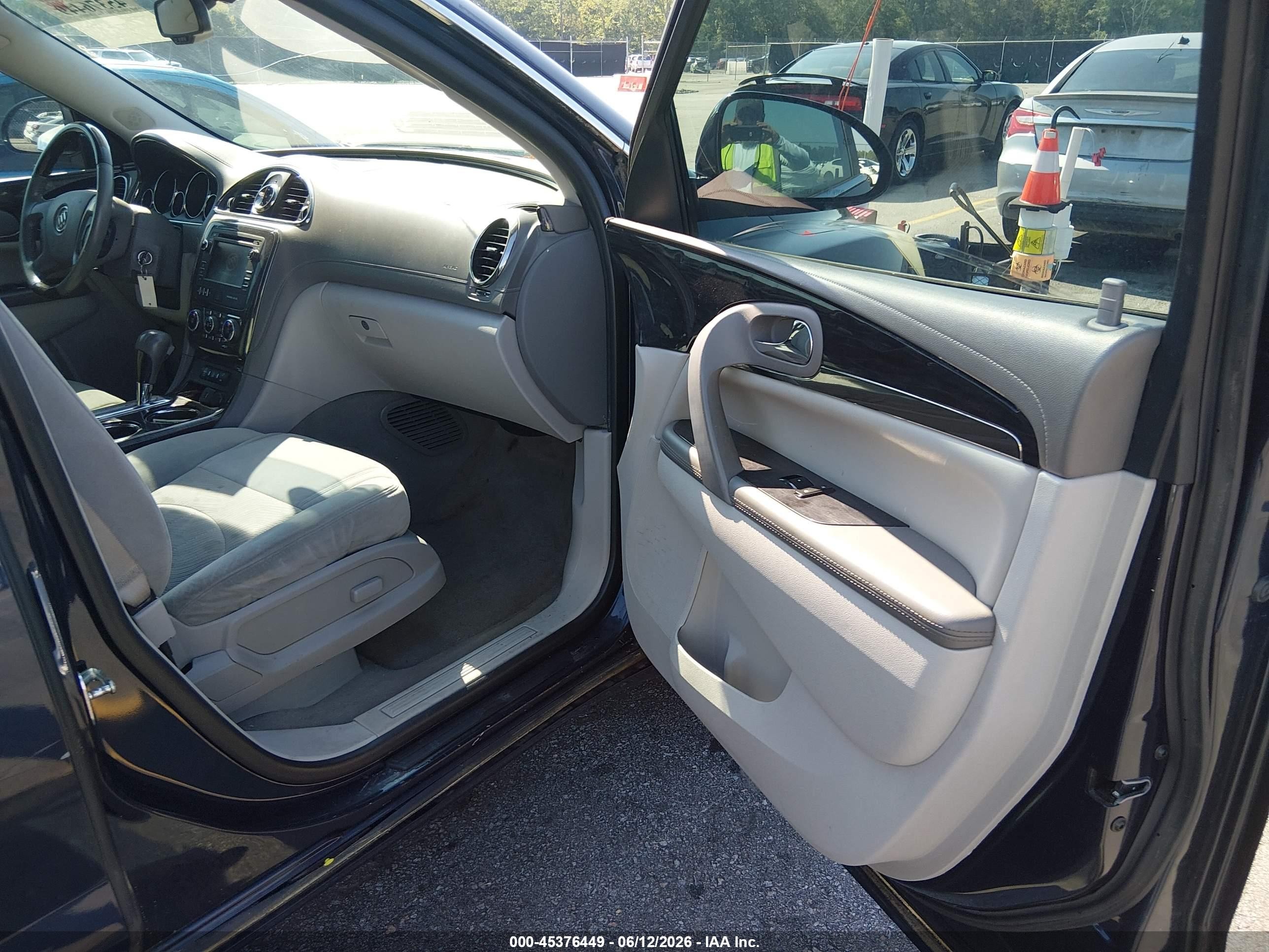 2015 Buick Enclave Convenience Синий vin: 5GAKRAKD8FJ376793