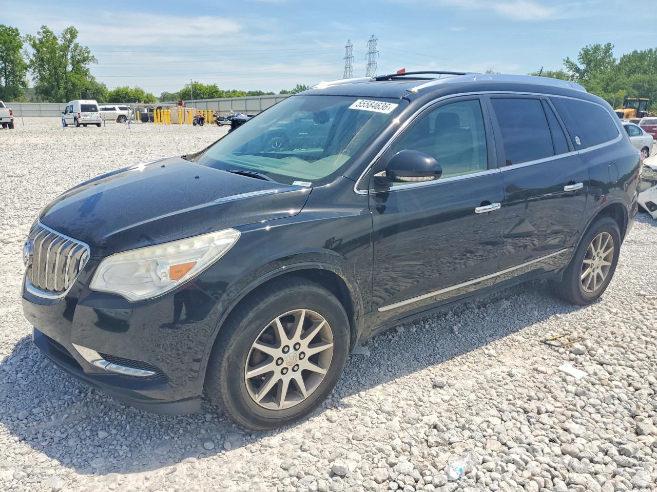 2016 Buick Enclave Black vin: 5GAKRAKD9GJ134936