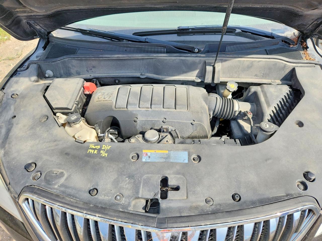 2014 Buick Enclave Black vin: 5GAKRAKDXEJ216722