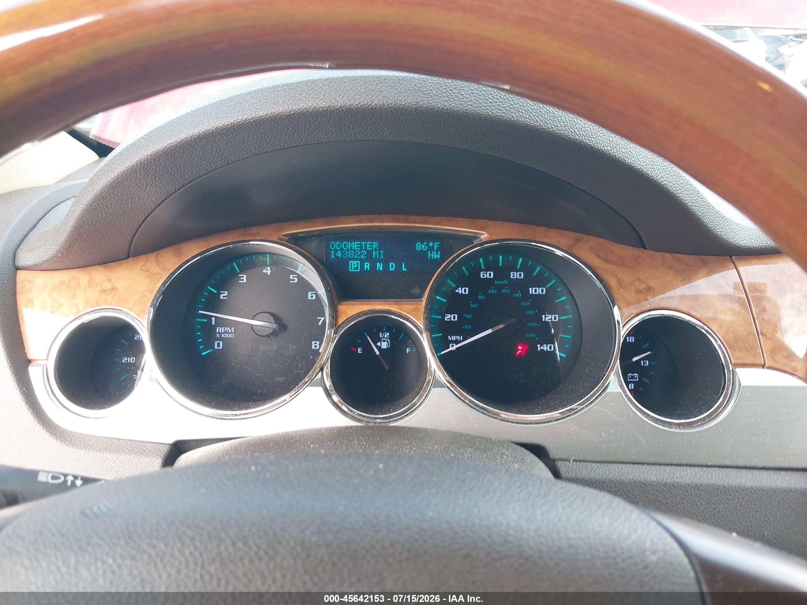 2011 Buick Enclave 1xl Red vin: 5GAKRBED0BJ126170