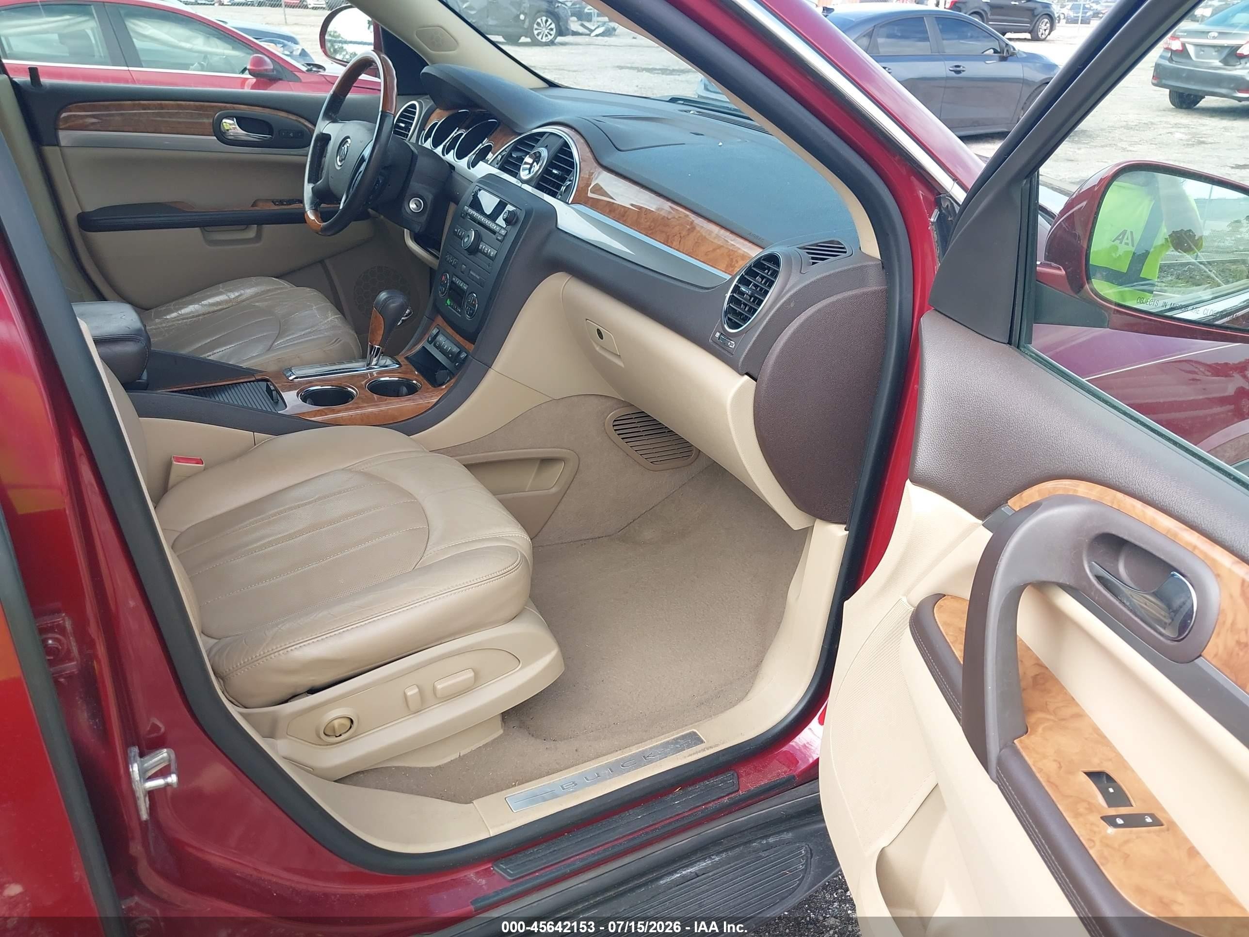 2011 Buick Enclave 1xl Red vin: 5GAKRBED0BJ126170