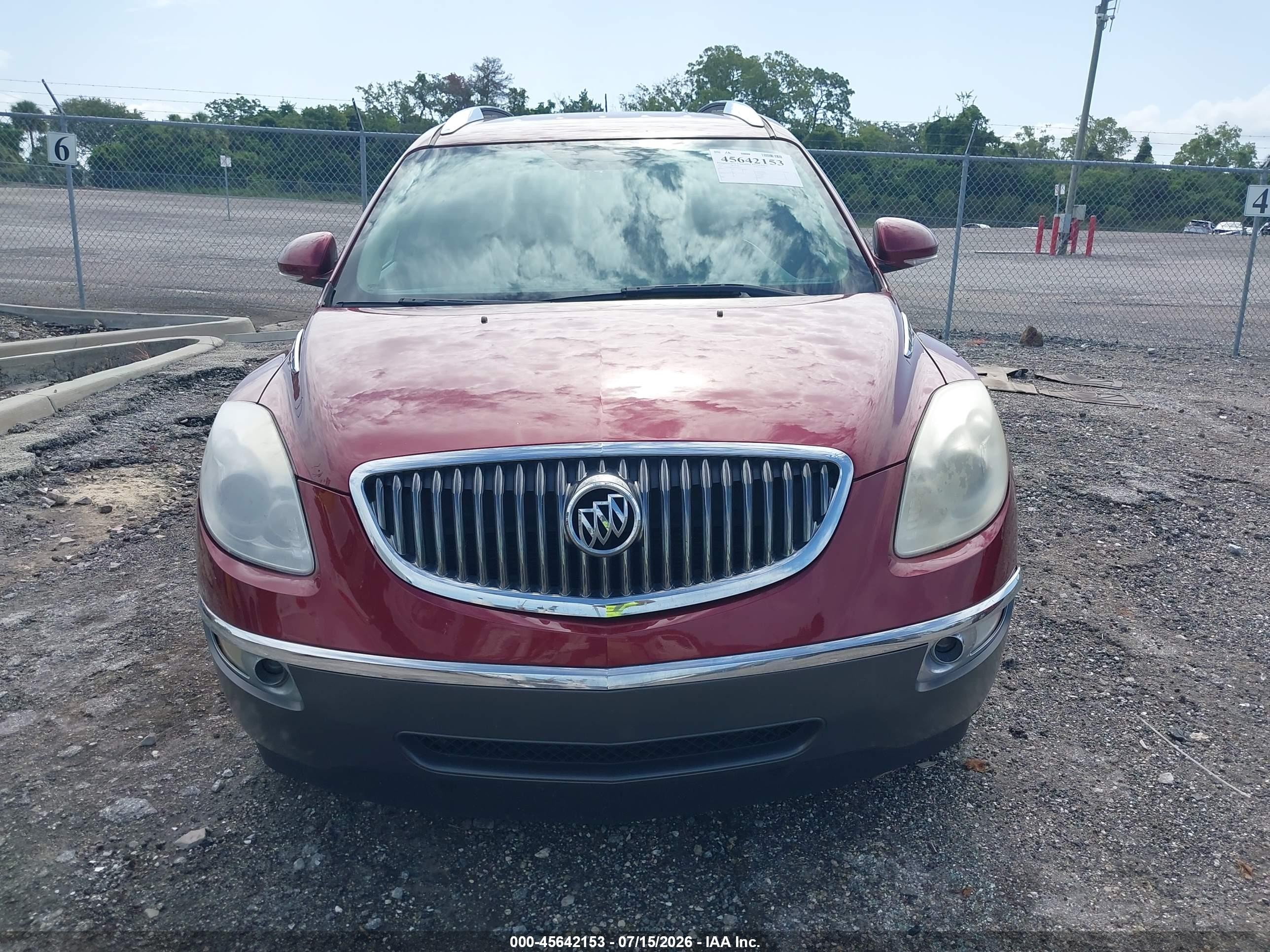 2011 Buick Enclave 1xl Red vin: 5GAKRBED0BJ126170