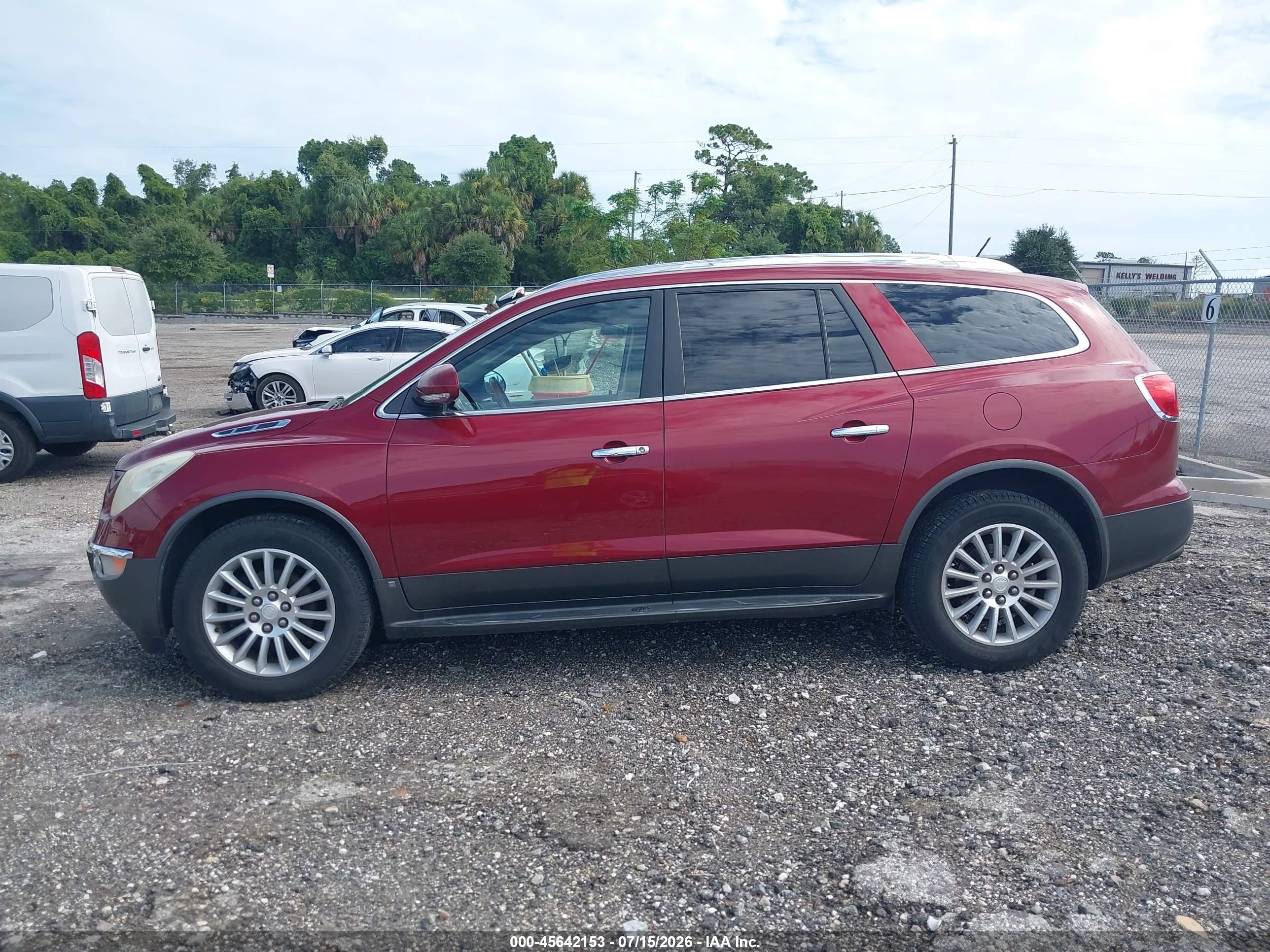 2011 Buick Enclave 1xl Red vin: 5GAKRBED0BJ126170