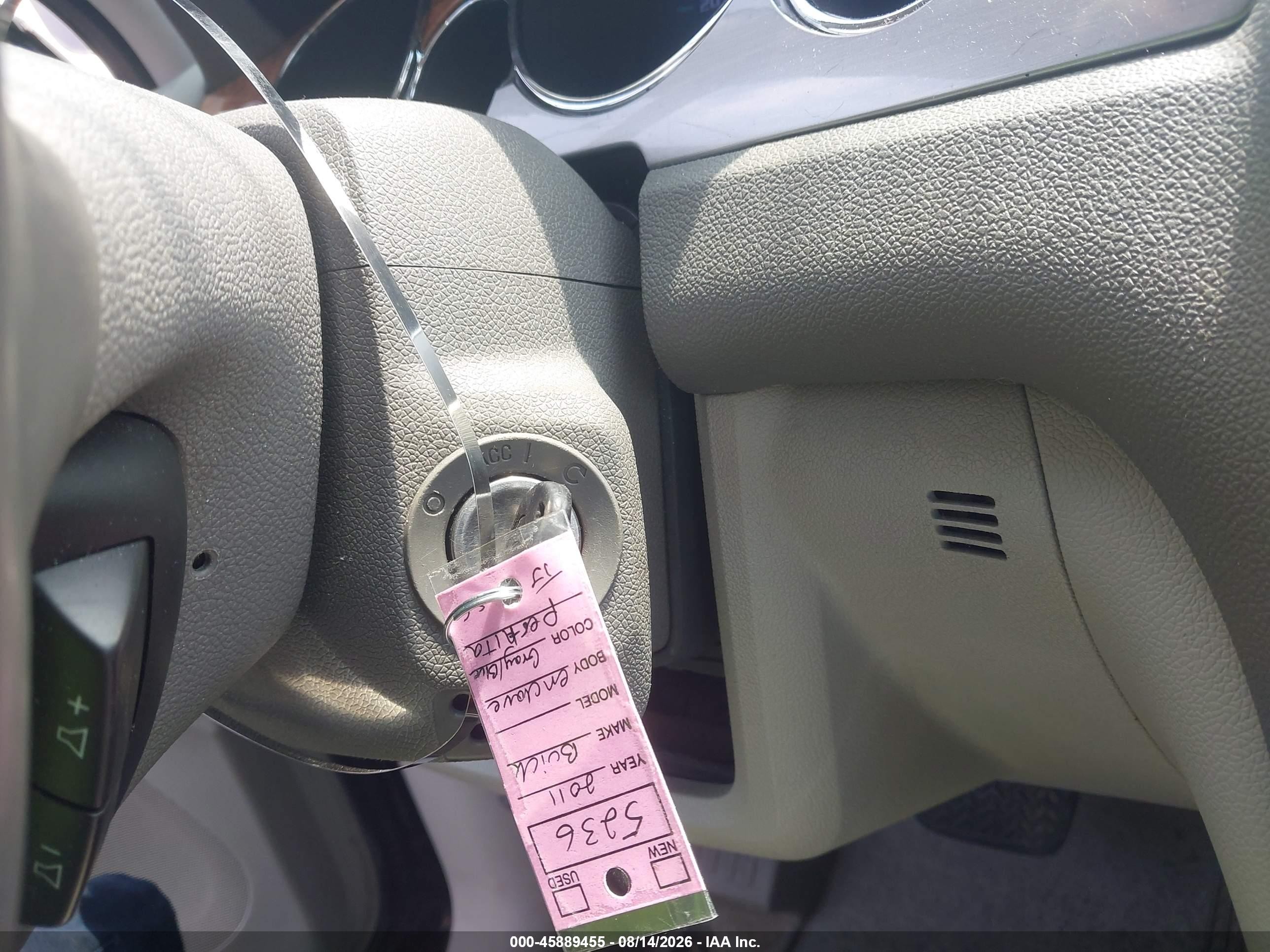 2011 Buick Enclave 1xl Серый vin: 5GAKRBED0BJ302327