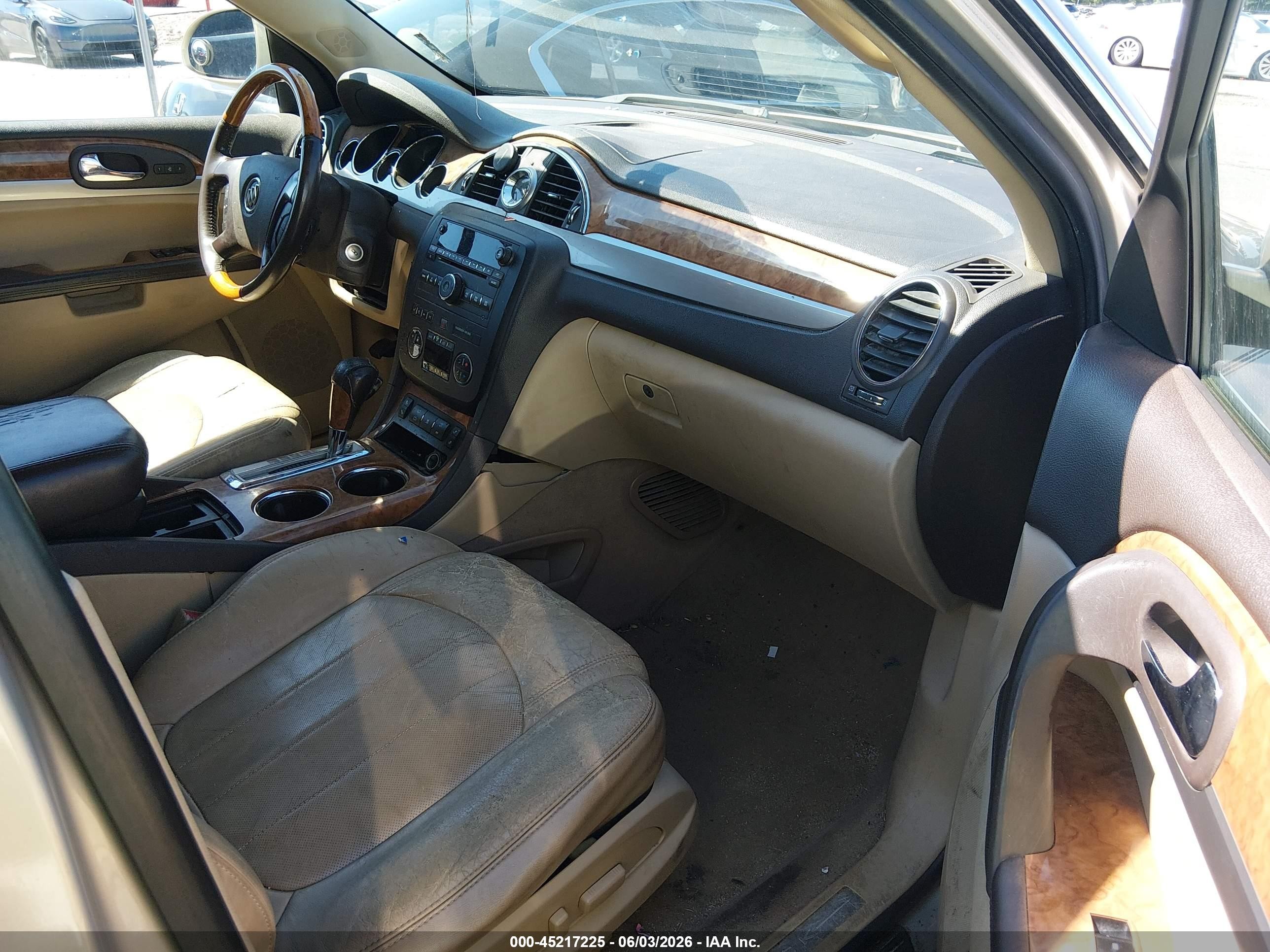 2011 Buick Enclave 1xl Beige vin: 5GAKRBED1BJ277468
