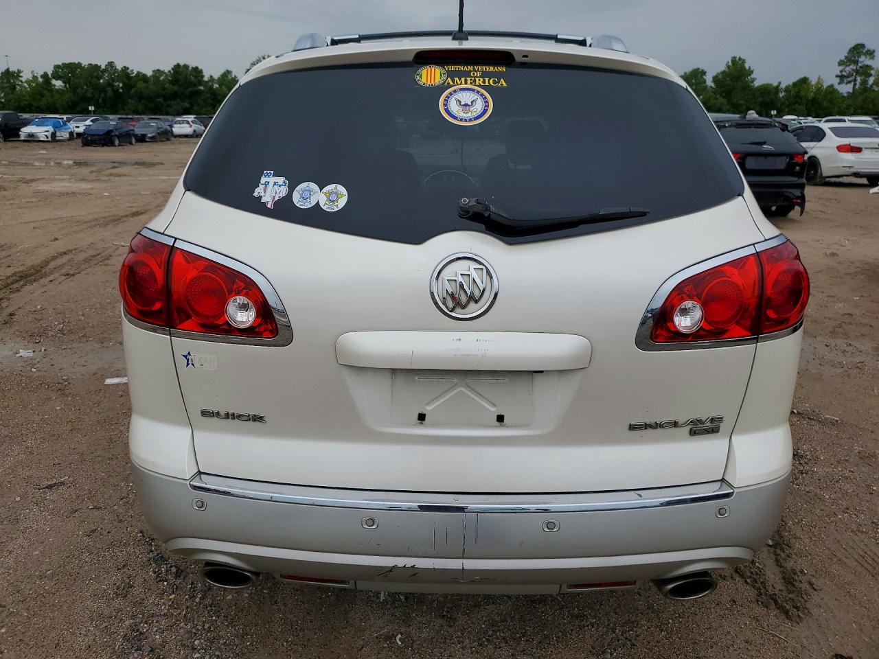 2011 Buick Enclave Cxl Белый vin: 5GAKRBED1BJ383256