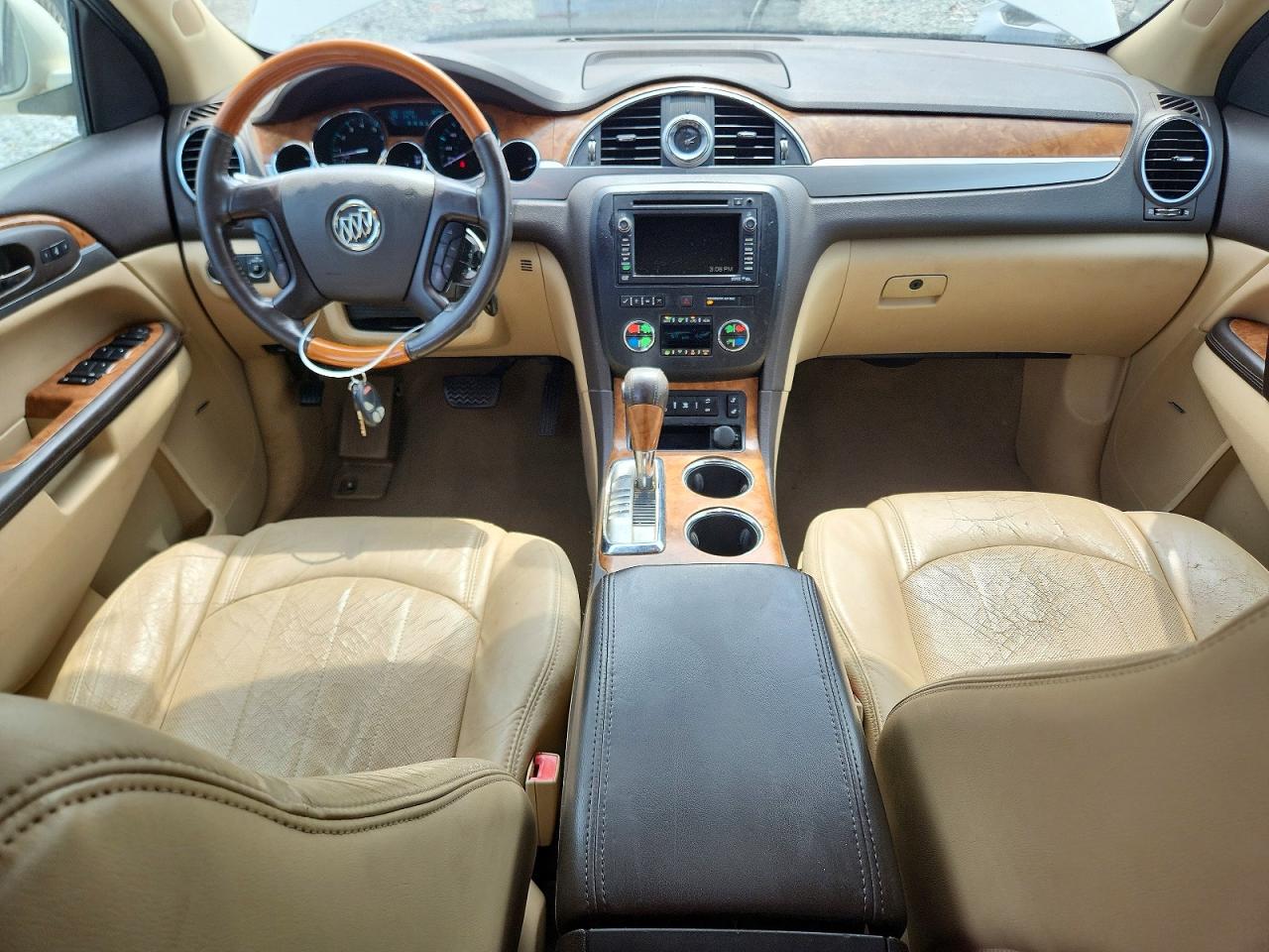 2011 Buick Enclave Cxl White vin: 5GAKRBED1BJ412867
