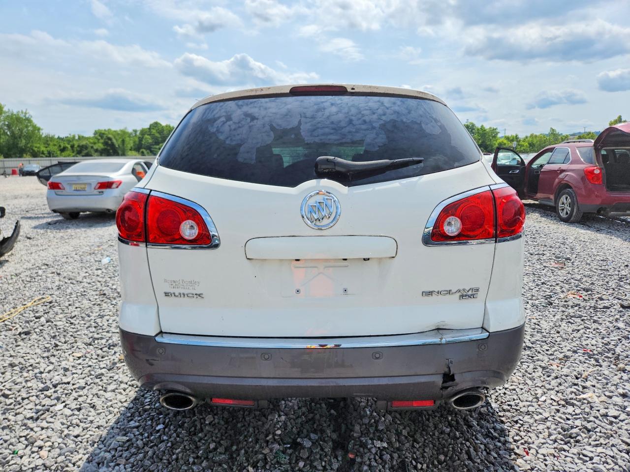 2011 Buick Enclave Cxl White vin: 5GAKRBED1BJ412867