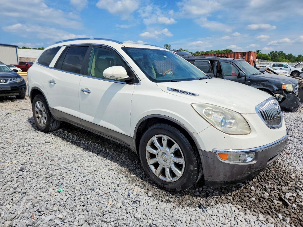 2011 Buick Enclave Cxl White vin: 5GAKRBED1BJ412867