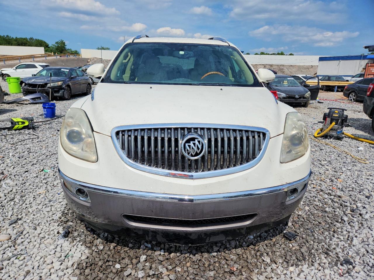 2011 Buick Enclave Cxl White vin: 5GAKRBED1BJ412867