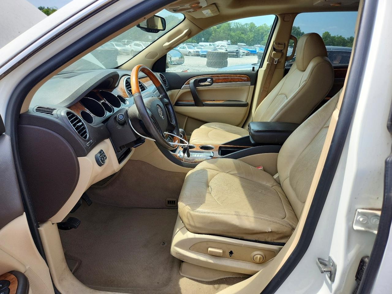 2011 Buick Enclave Cxl White vin: 5GAKRBED1BJ412867