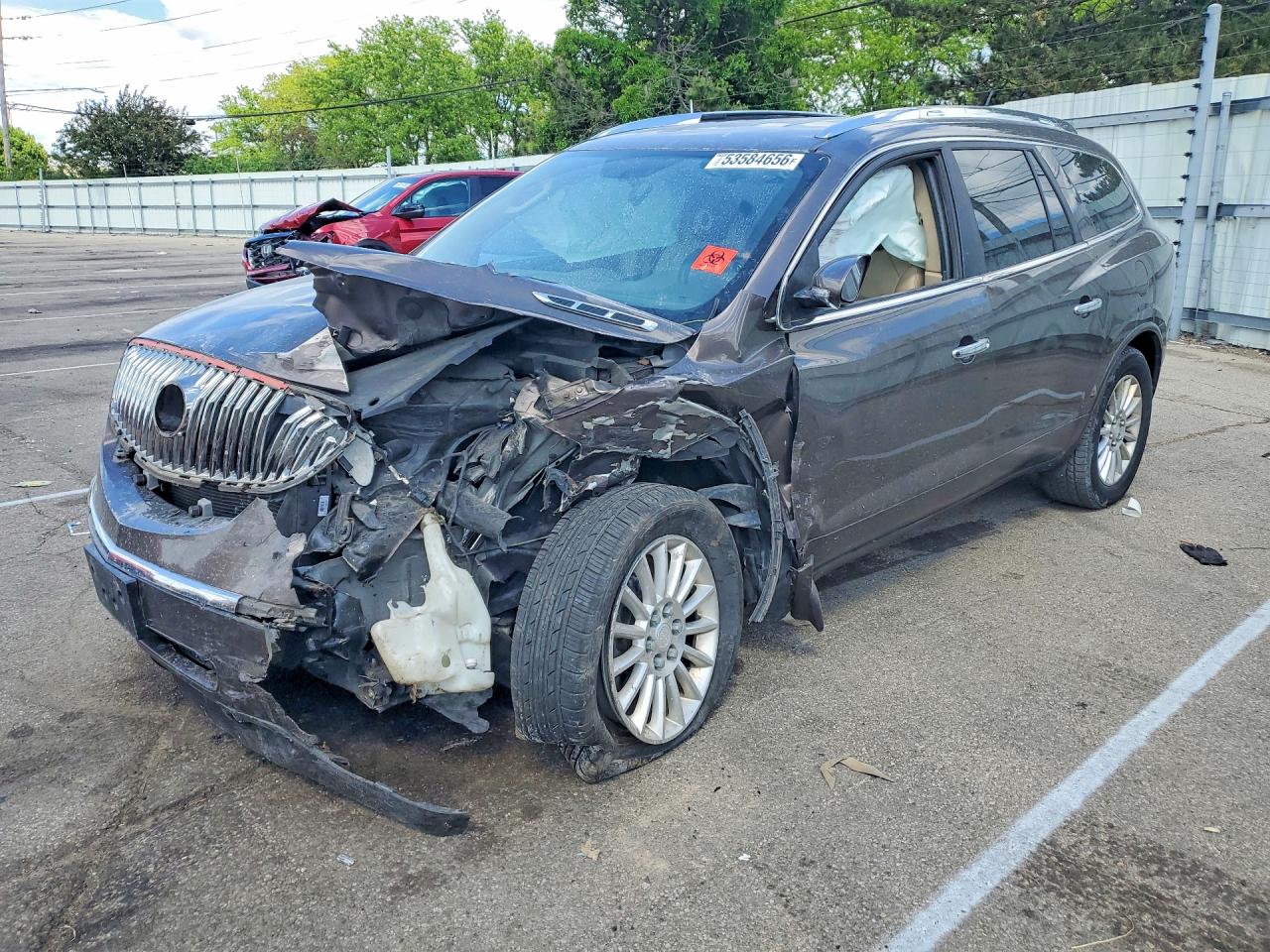 2011 Buick Enclave Cxl Brown vin: 5GAKRBED2BJ270061