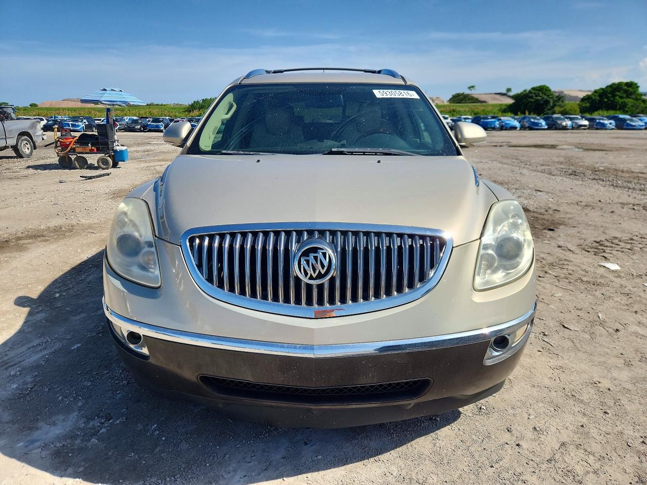 2011 Buick Enclave Cxl Gold vin: 5GAKRBED2BJ393259