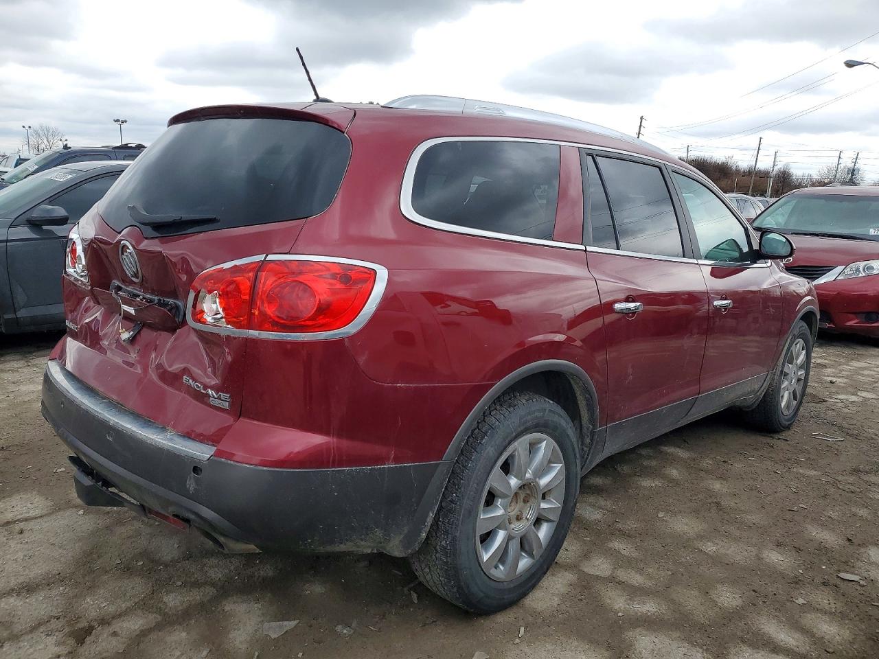 2011 Buick Enclave Cxl Red vin: 5GAKRBED3BJ121688