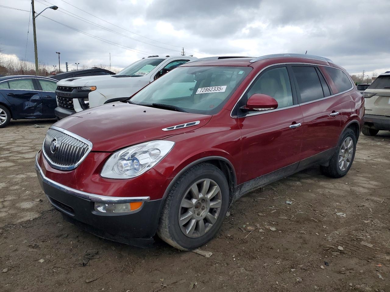 2011 Buick Enclave Cxl Red vin: 5GAKRBED3BJ121688