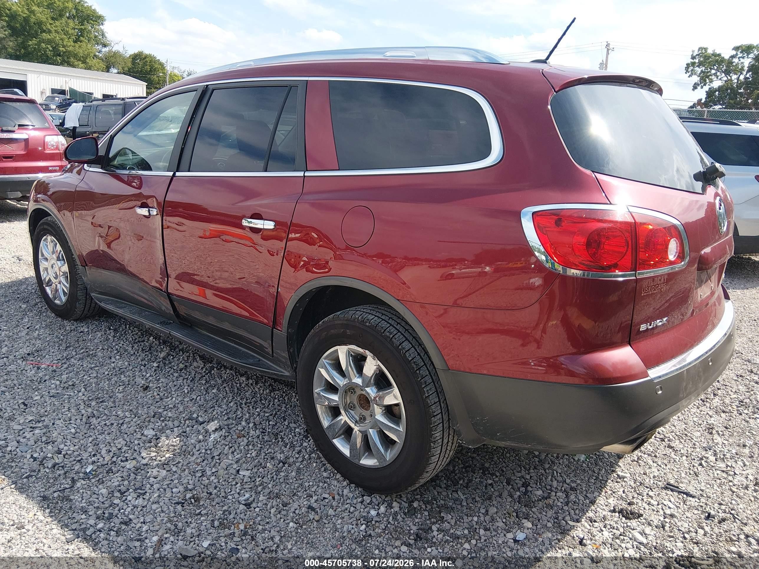 2011 Buick Enclave 1xl Burgundy vin: 5GAKRBED4BJ143151