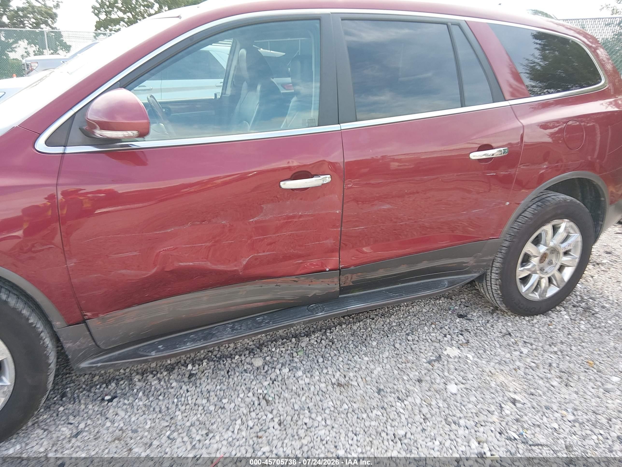 2011 Buick Enclave 1xl Burgundy vin: 5GAKRBED4BJ143151