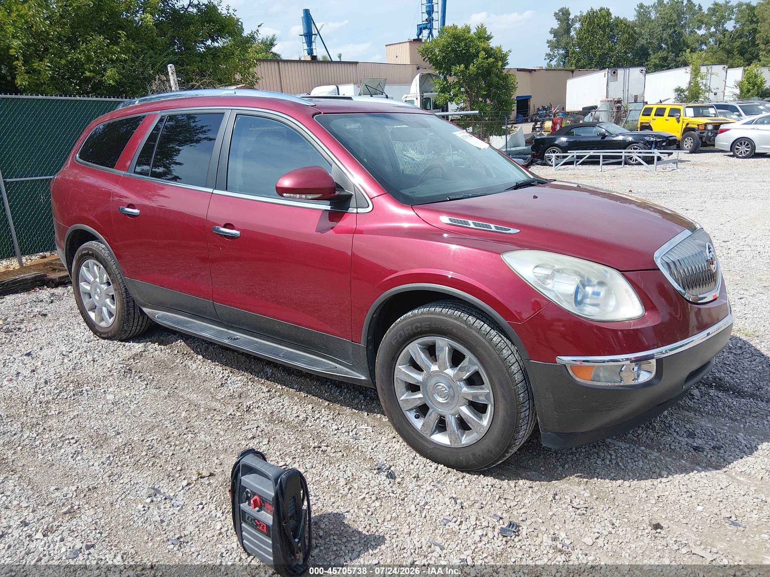 2011 Buick Enclave 1xl Burgundy vin: 5GAKRBED4BJ143151