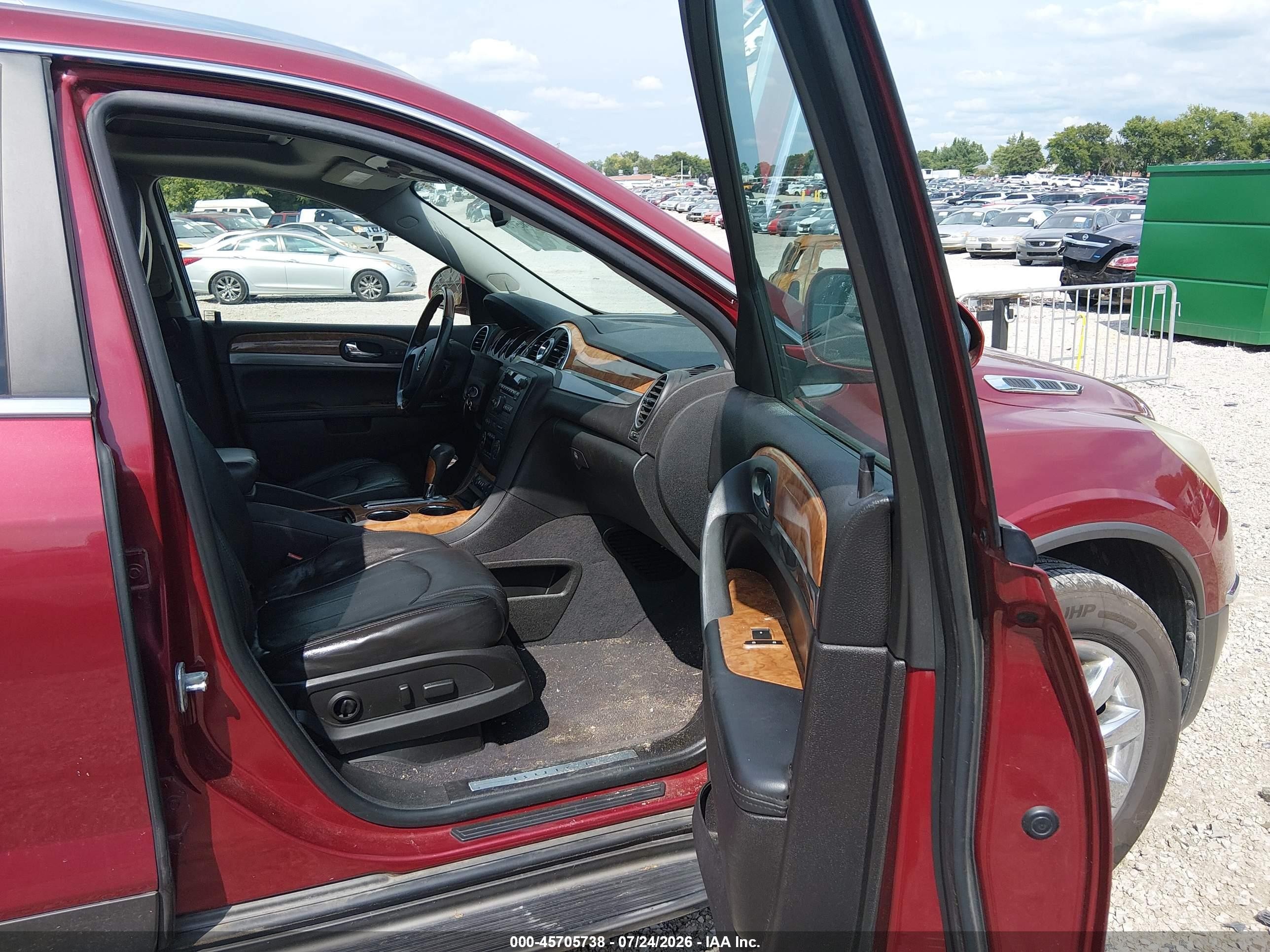2011 Buick Enclave 1xl Burgundy vin: 5GAKRBED4BJ143151