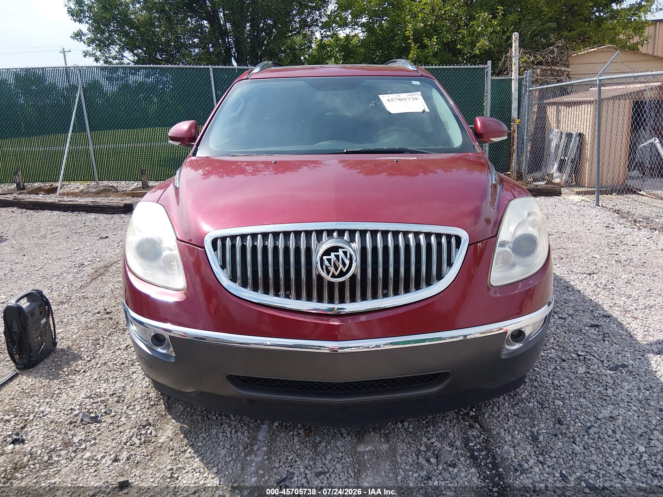 2011 Buick Enclave 1xl Burgundy vin: 5GAKRBED4BJ143151