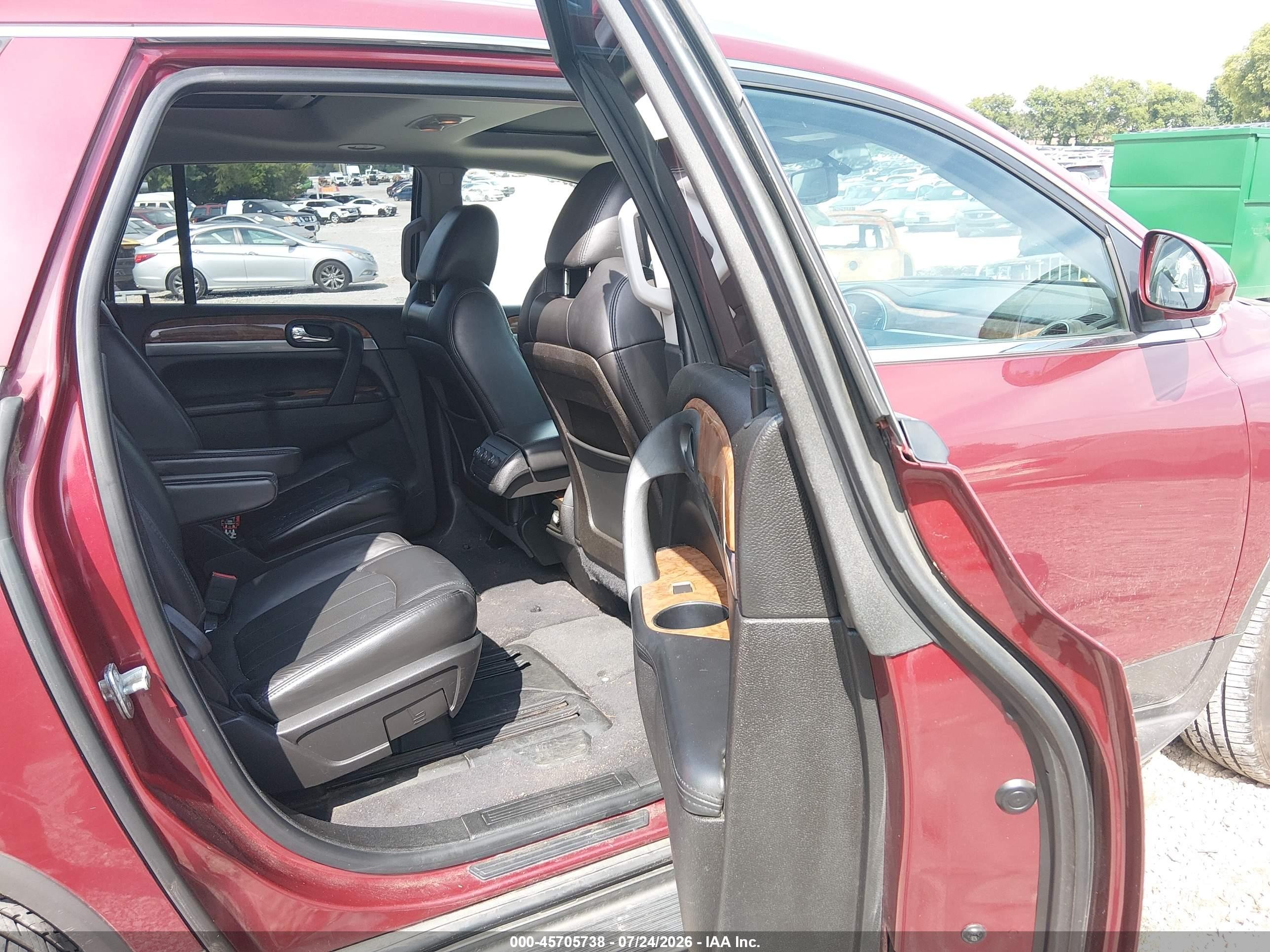 2011 Buick Enclave 1xl Burgundy vin: 5GAKRBED4BJ143151