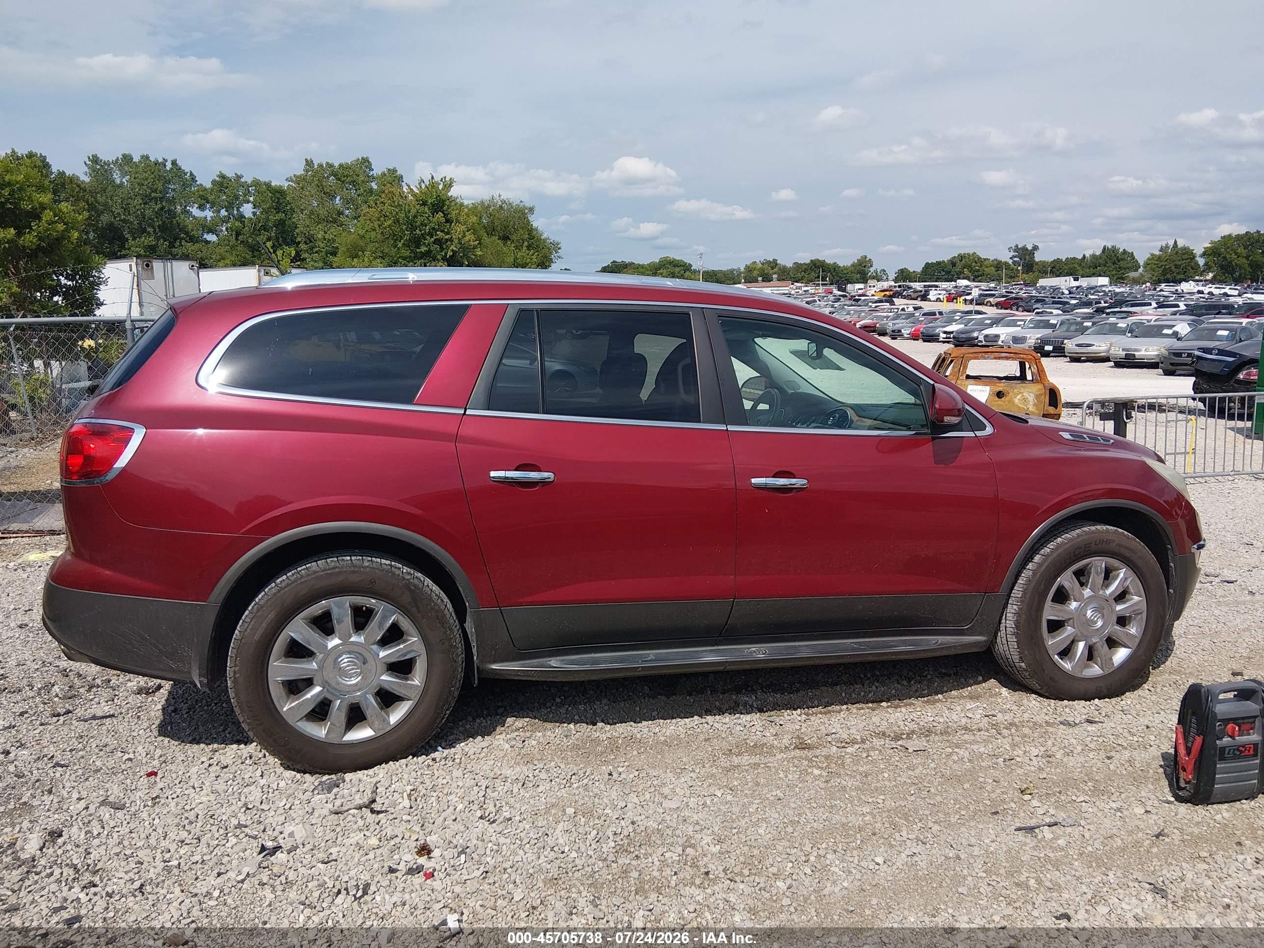 2011 Buick Enclave 1xl Burgundy vin: 5GAKRBED4BJ143151
