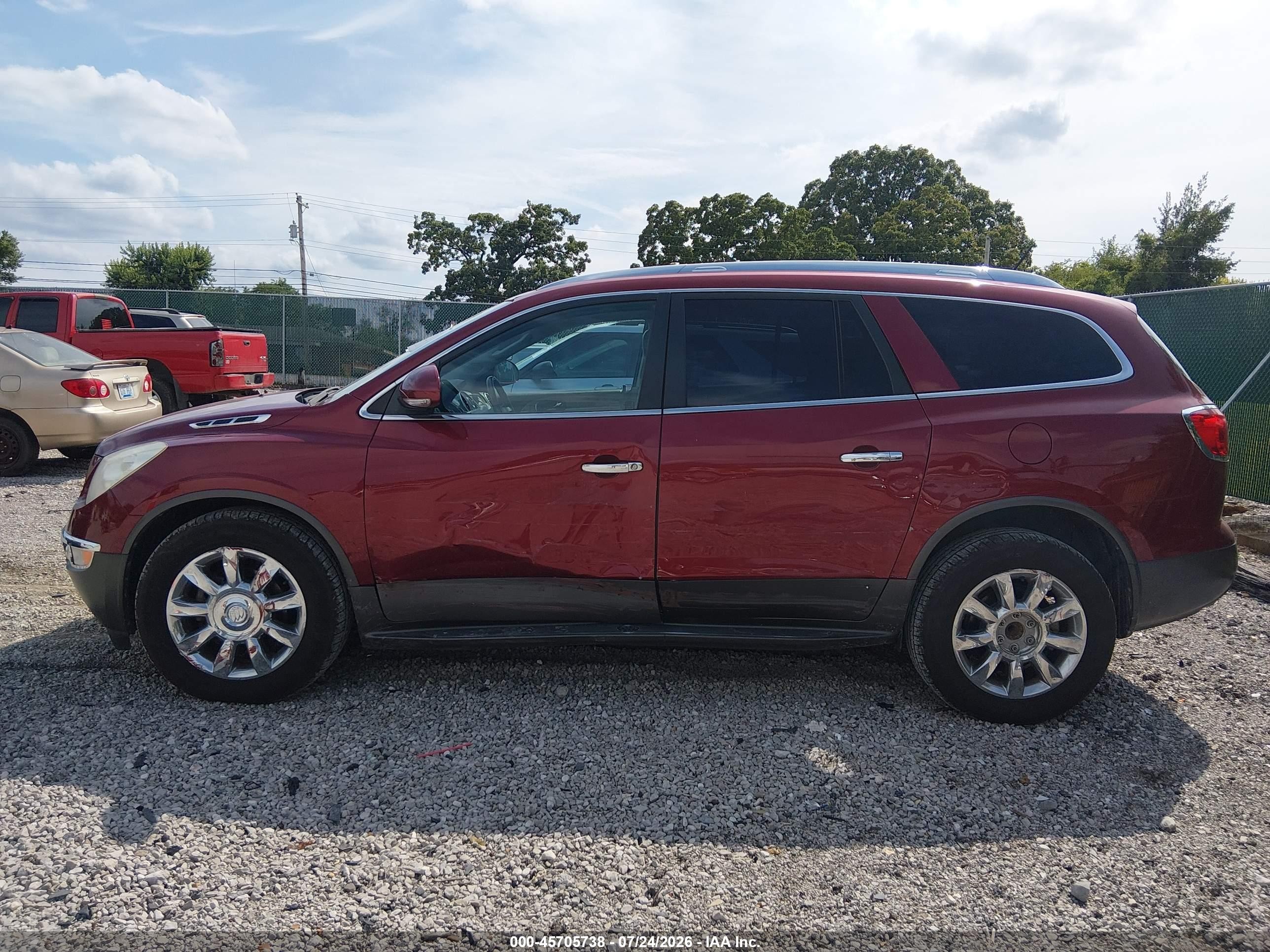 2011 Buick Enclave 1xl Burgundy vin: 5GAKRBED4BJ143151