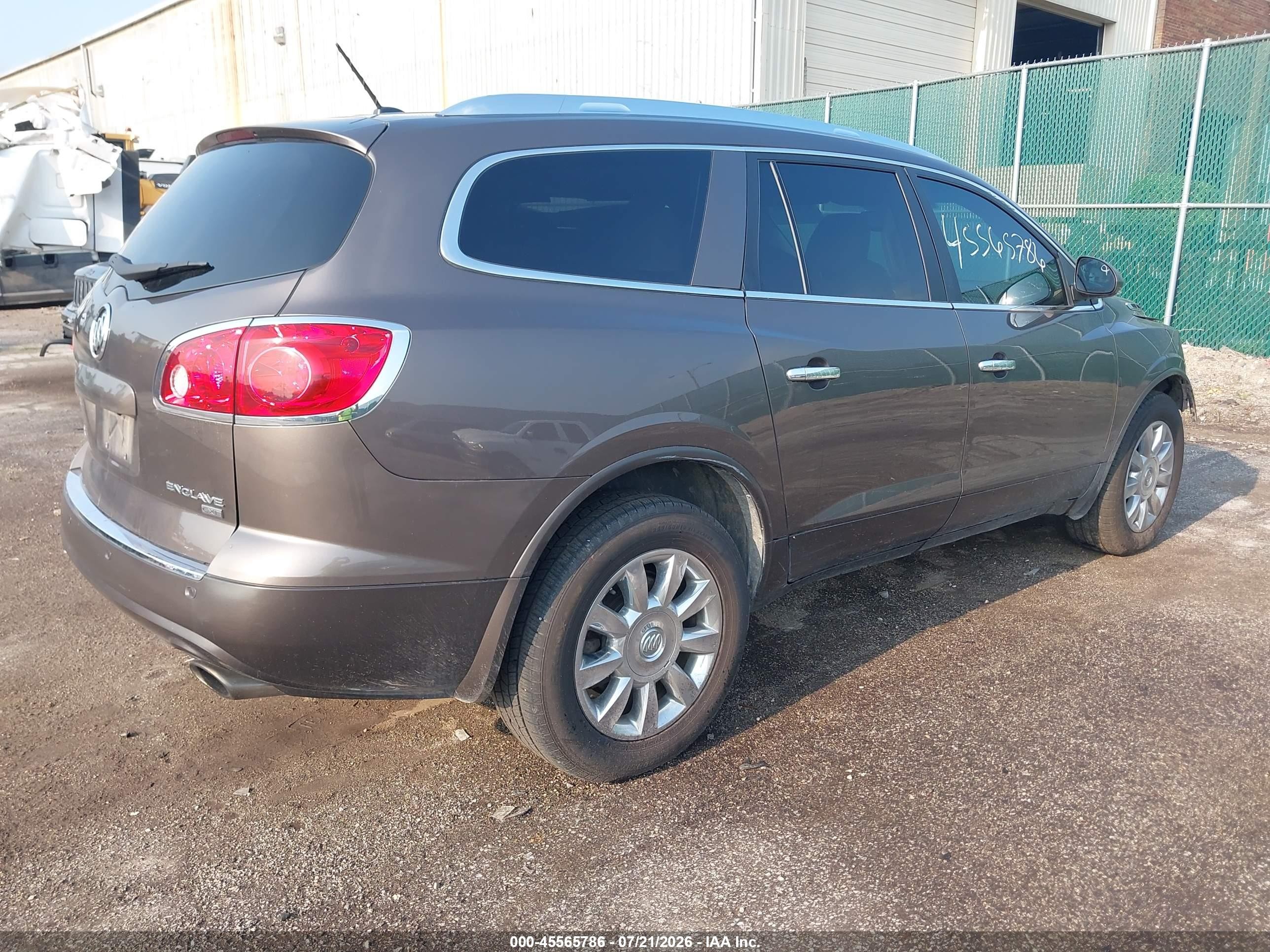 2011 Buick Enclave 1xl Brown vin: 5GAKRBED4BJ219127